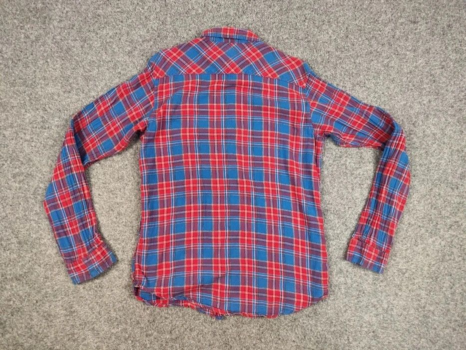 Flannel Vintage 90's Japanese Brand Browny Plaid Flannel Shirt Size US L / EU 52-54 / 3 - 7 Thumbnail