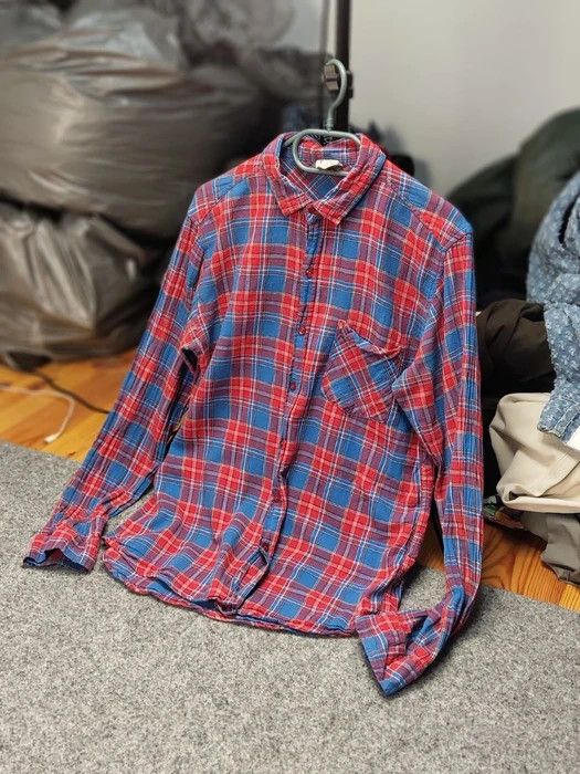Flannel Vintage 90's Japanese Brand Browny Plaid Flannel Shirt Size US L / EU 52-54 / 3 - 10 Thumbnail