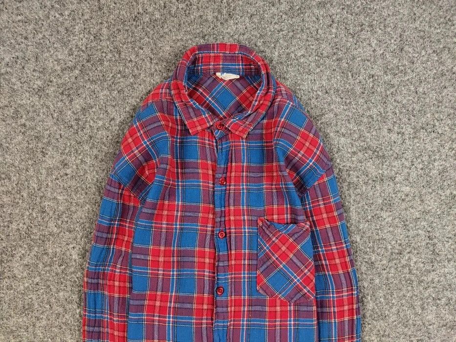 Flannel Vintage 90's Japanese Brand Browny Plaid Flannel Shirt Size US L / EU 52-54 / 3 - 3 Thumbnail