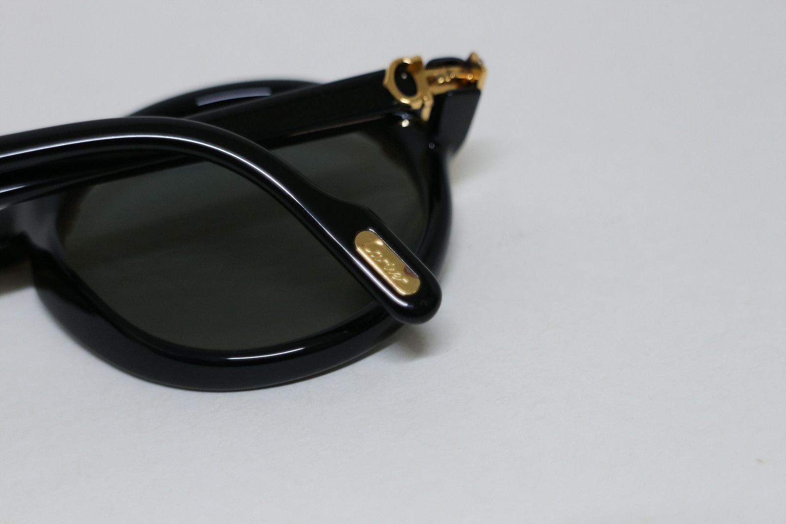 Cartier Cartier Cabriolet sunglasses Vintage Black Trinity Round Size ONE SIZE - 8 Thumbnail