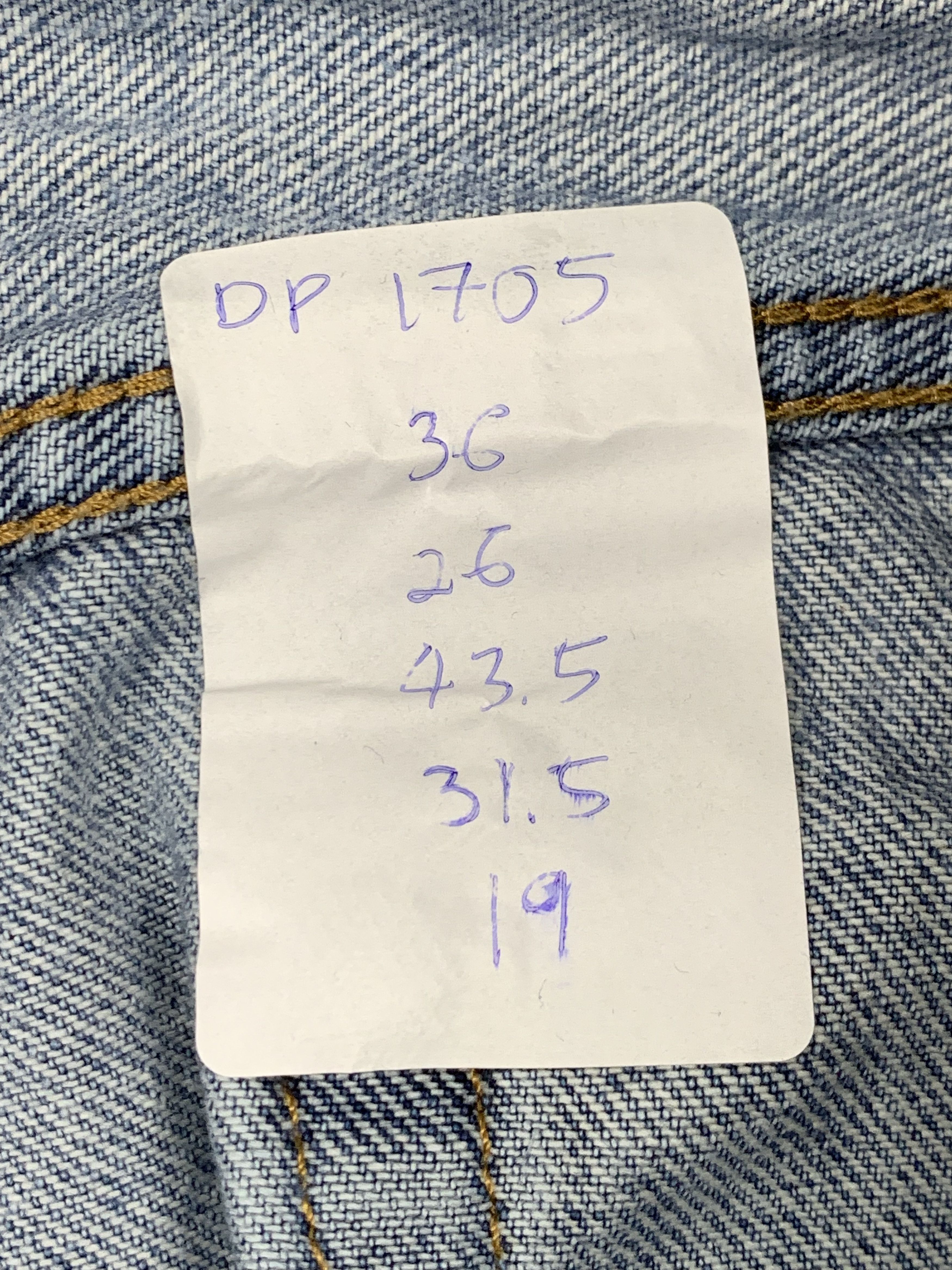 Levi's Vintage Levis 505 Faded Blue Jeans DP1705 Size US 36 / EU 52 - 10 Thumbnail