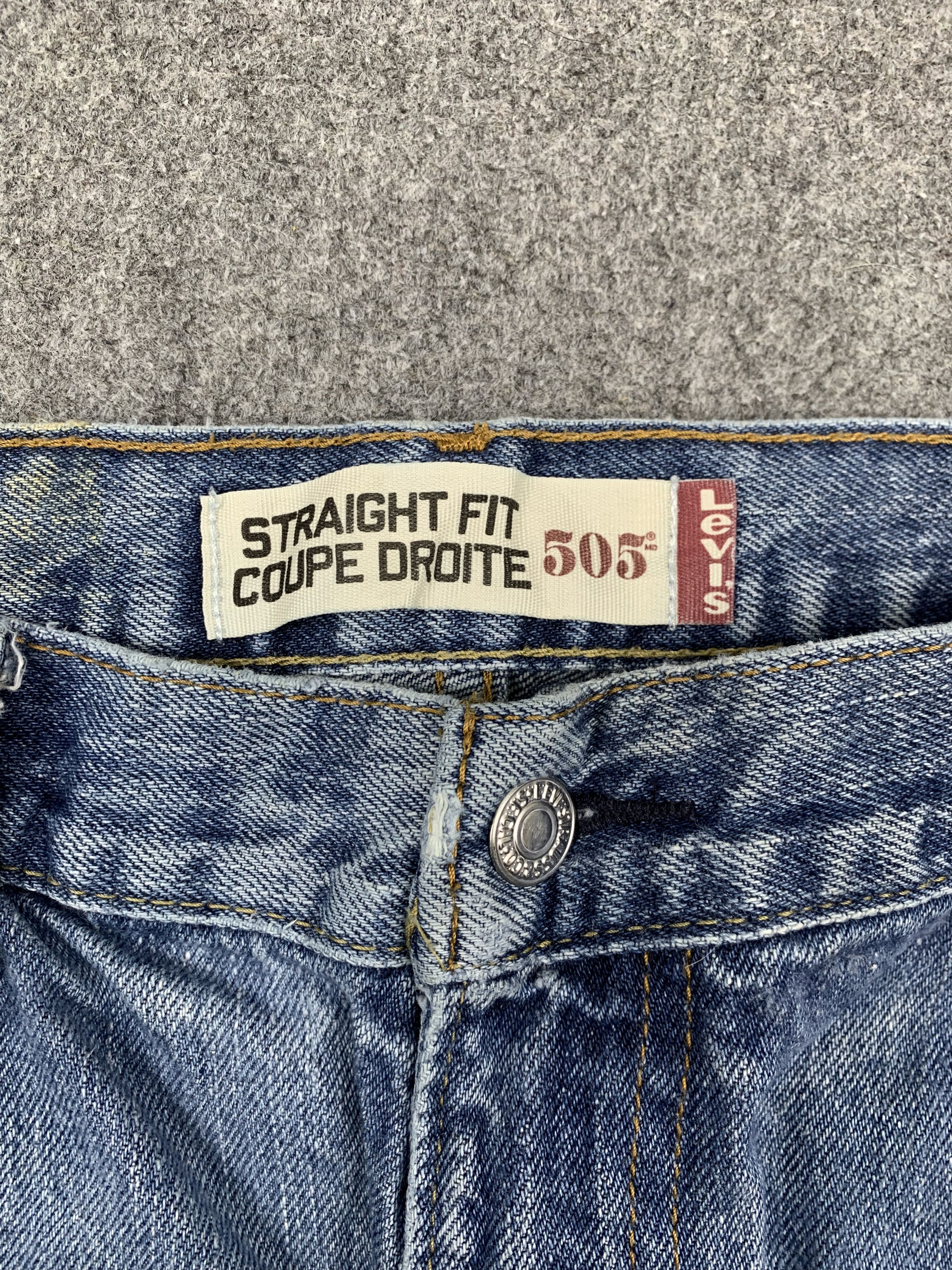 Levi's Vintage Levis 505 Faded Blue Jeans DP1705 Size US 36 / EU 52 - 6 Thumbnail