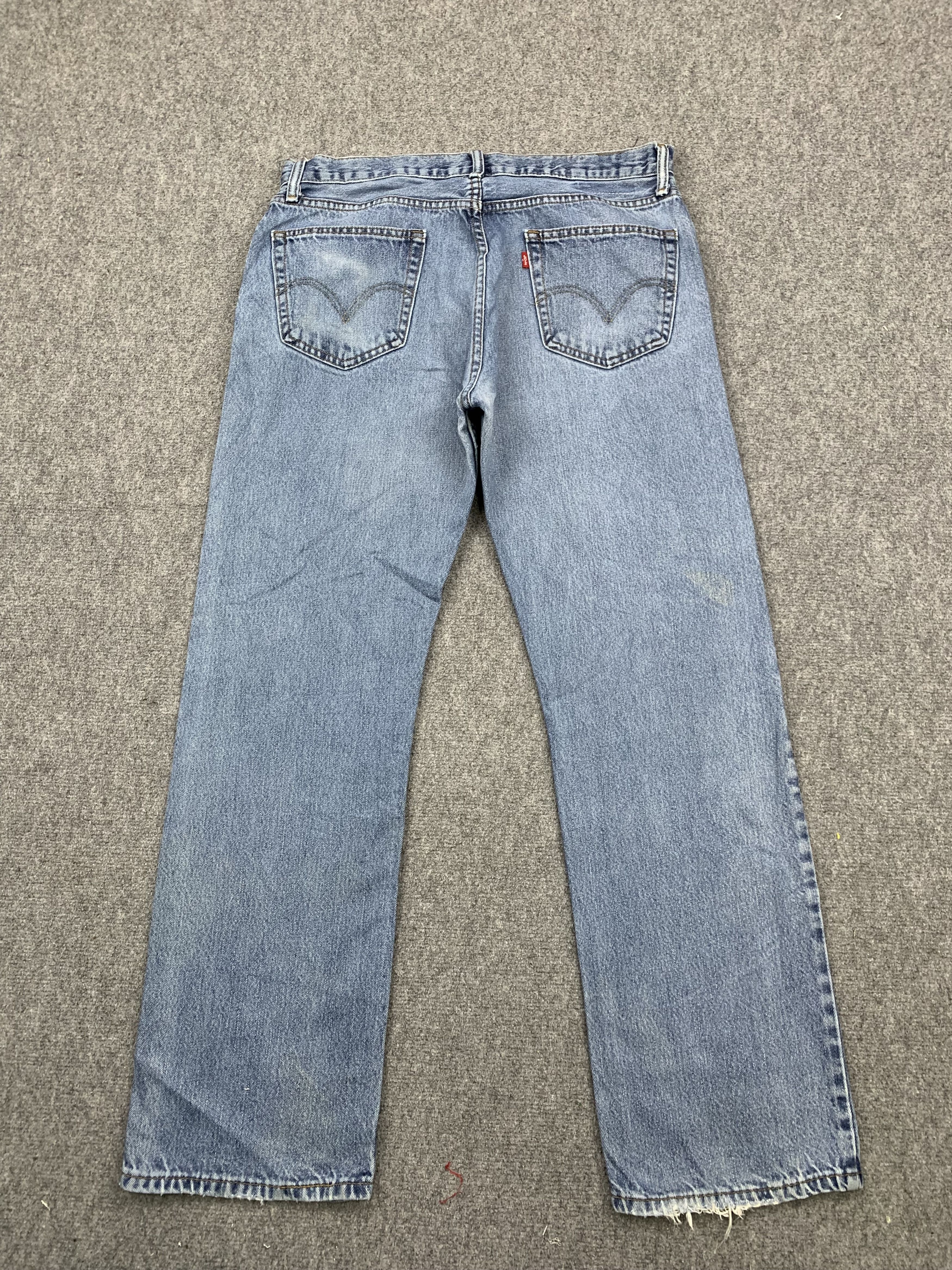 Levi's Vintage Levis 505 Faded Blue Jeans DP1705 Size US 36 / EU 52 - 3 Thumbnail