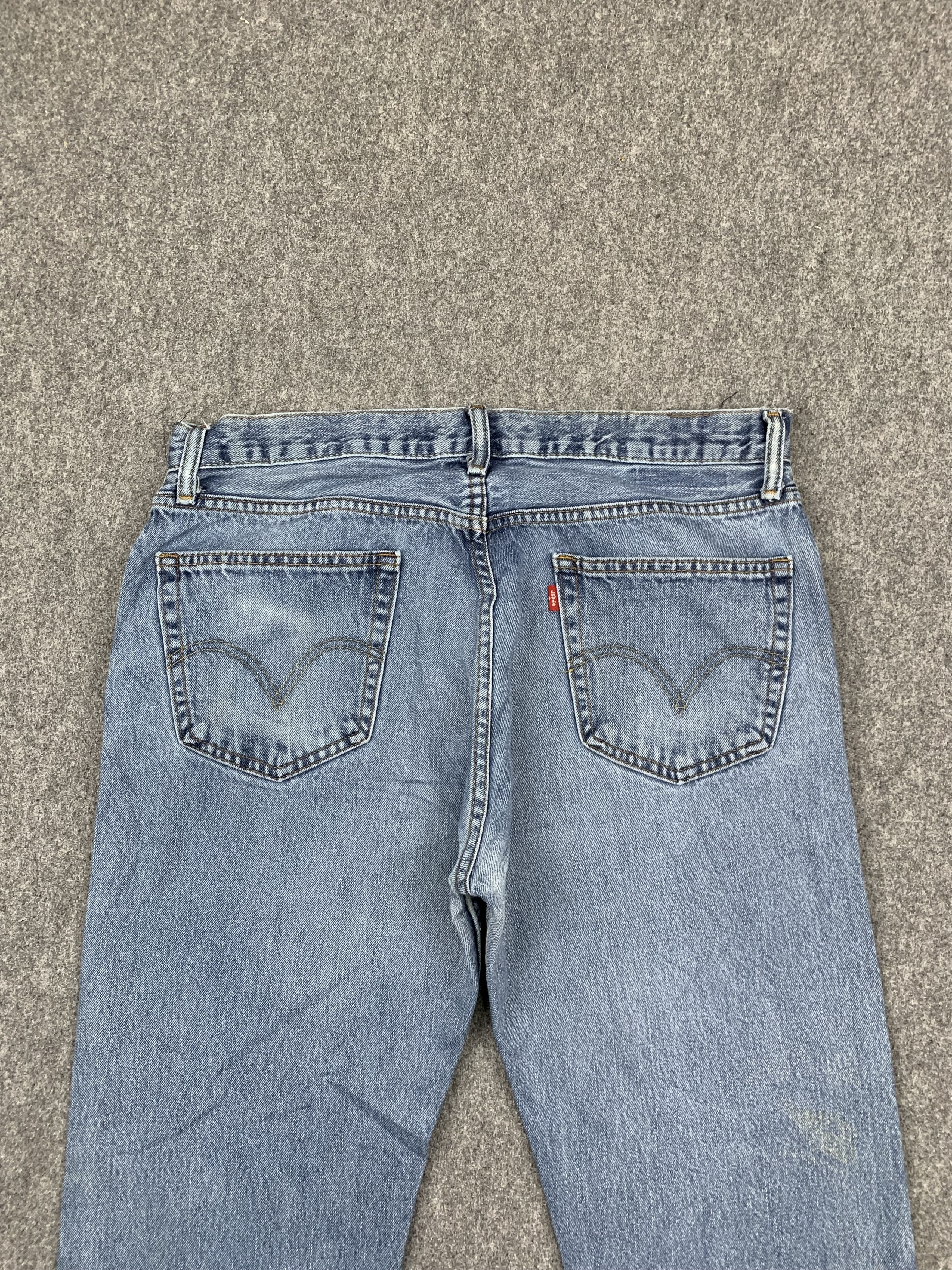 Levi's Vintage Levis 505 Faded Blue Jeans DP1705 Size US 36 / EU 52 - 4 Thumbnail