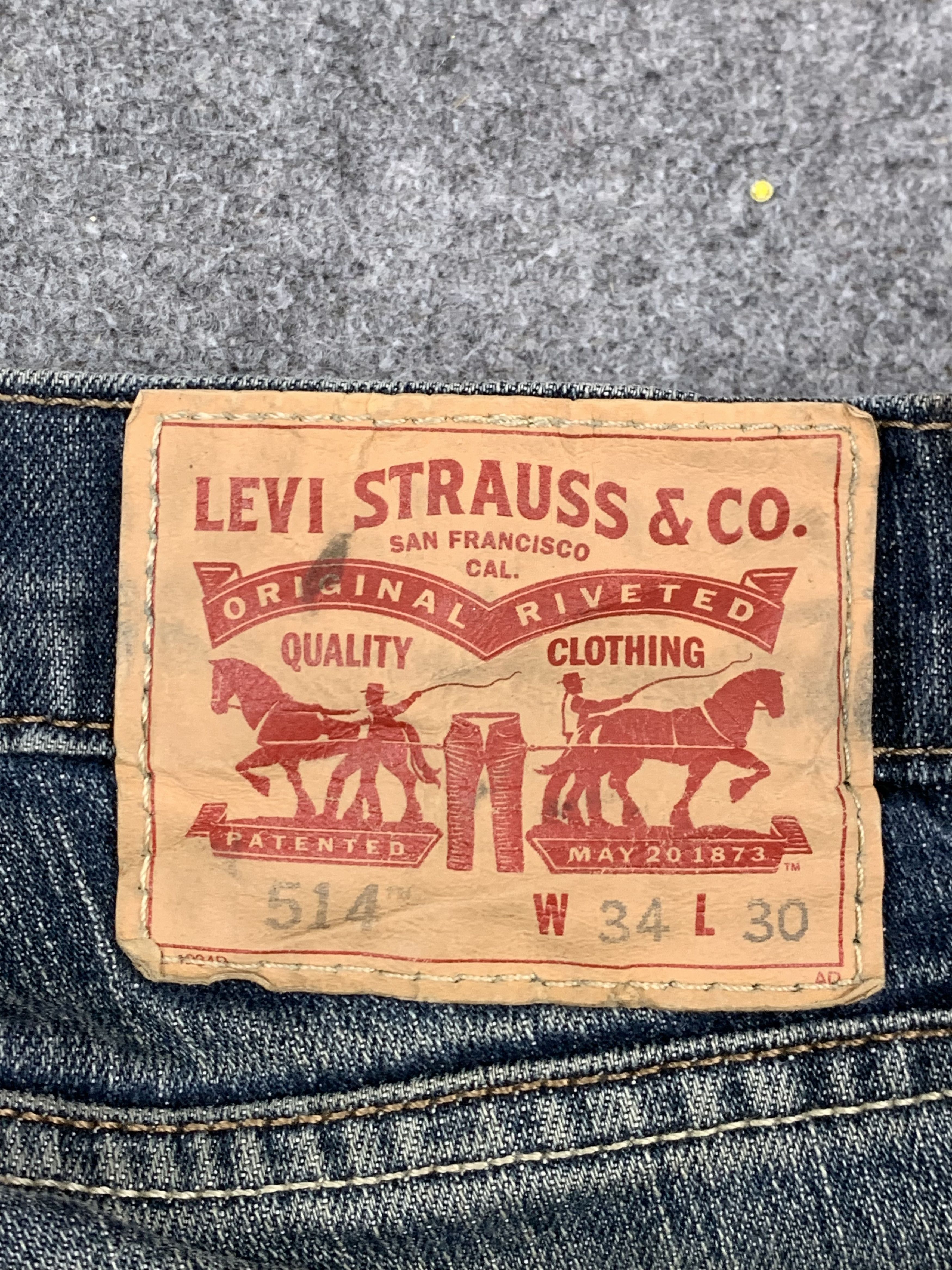 Levi's Faded Blue Vintage Levis 514 Jeans DP1706 Size US 36 / EU 52 - 5 Thumbnail