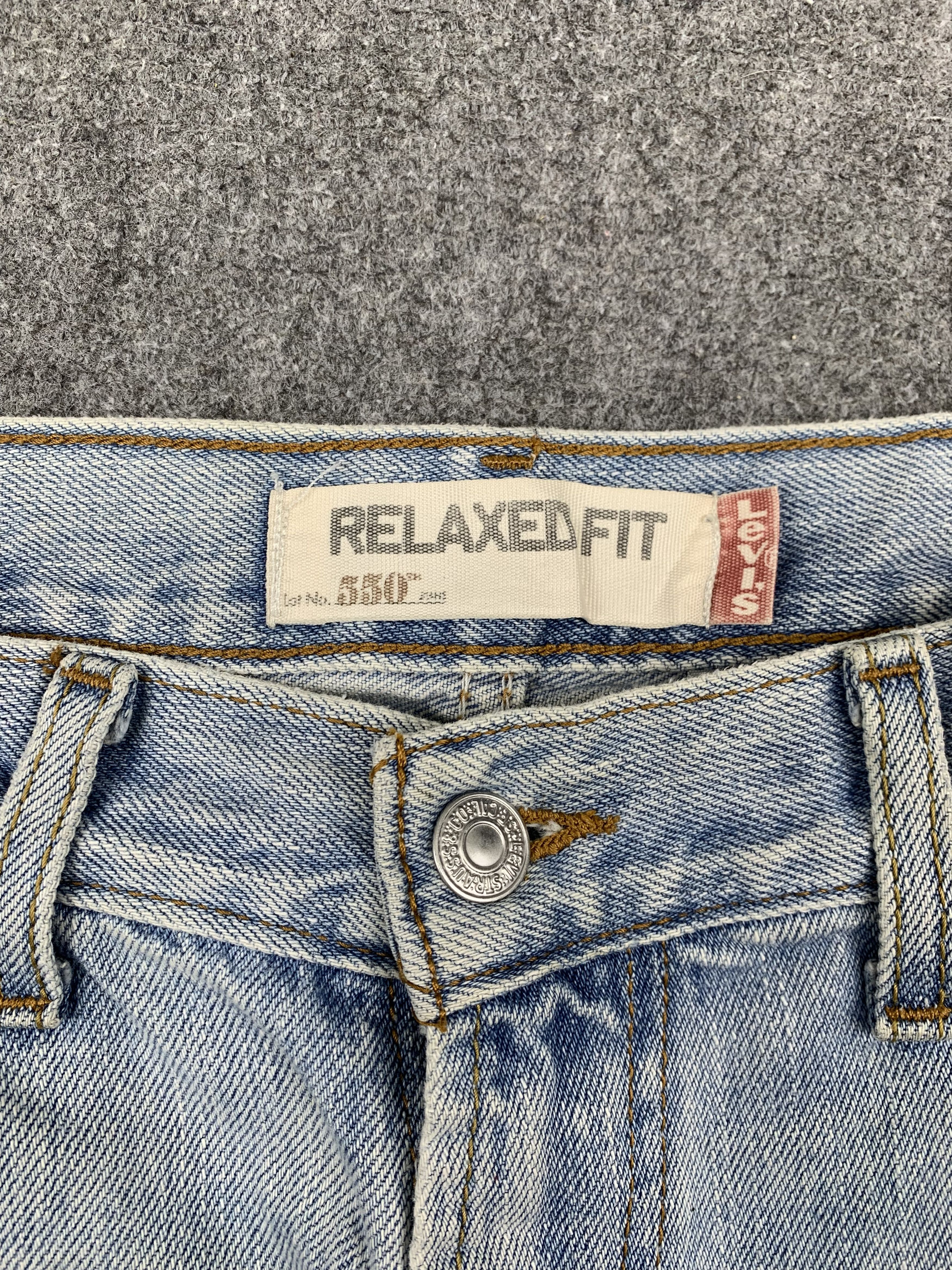 Levi's Vintage Levis 550 Light Wash Jeans DP1710 Size US 34 / EU 50 - 7 Thumbnail