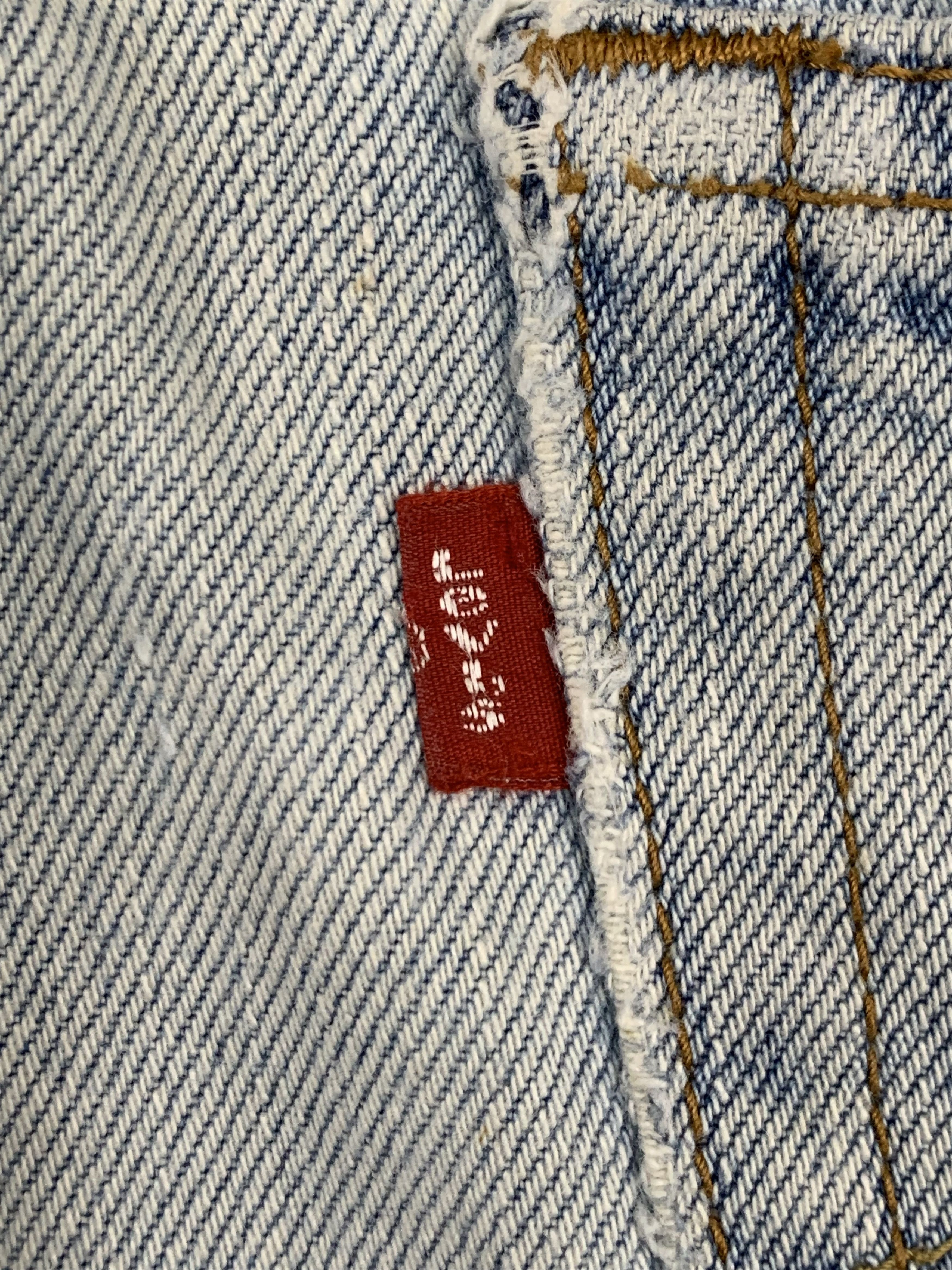 Levi's Vintage Levis 550 Light Wash Jeans DP1710 Size US 34 / EU 50 - 6 Thumbnail