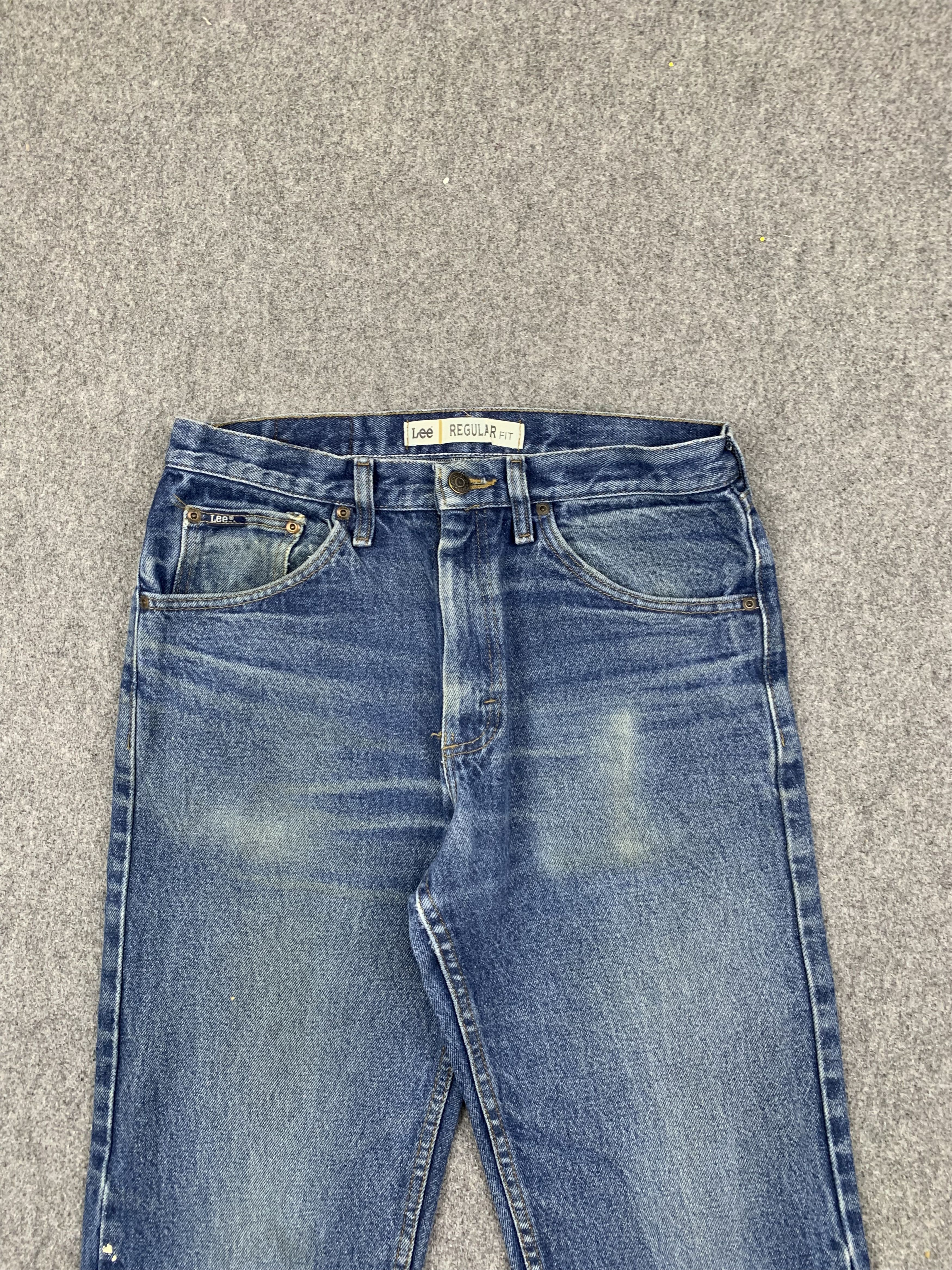 Lee × Vintage Vintage Lee Blue Denim Jeans DP1712 Size US 34 / EU 50 - 2 Thumbnail