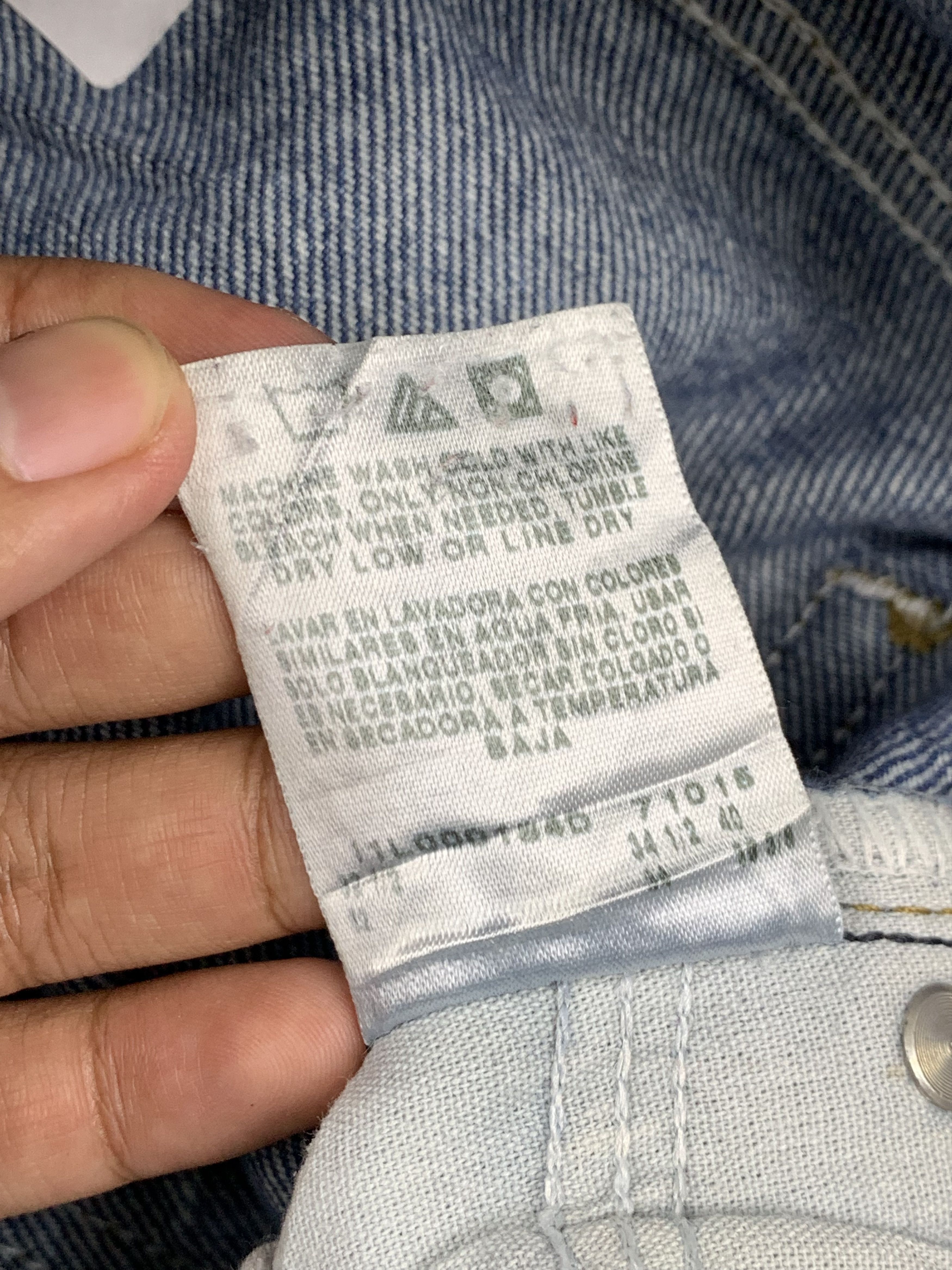 Lee × Vintage Vintage Lee Blue Denim Jeans DP1712 Size US 34 / EU 50 - 7 Thumbnail