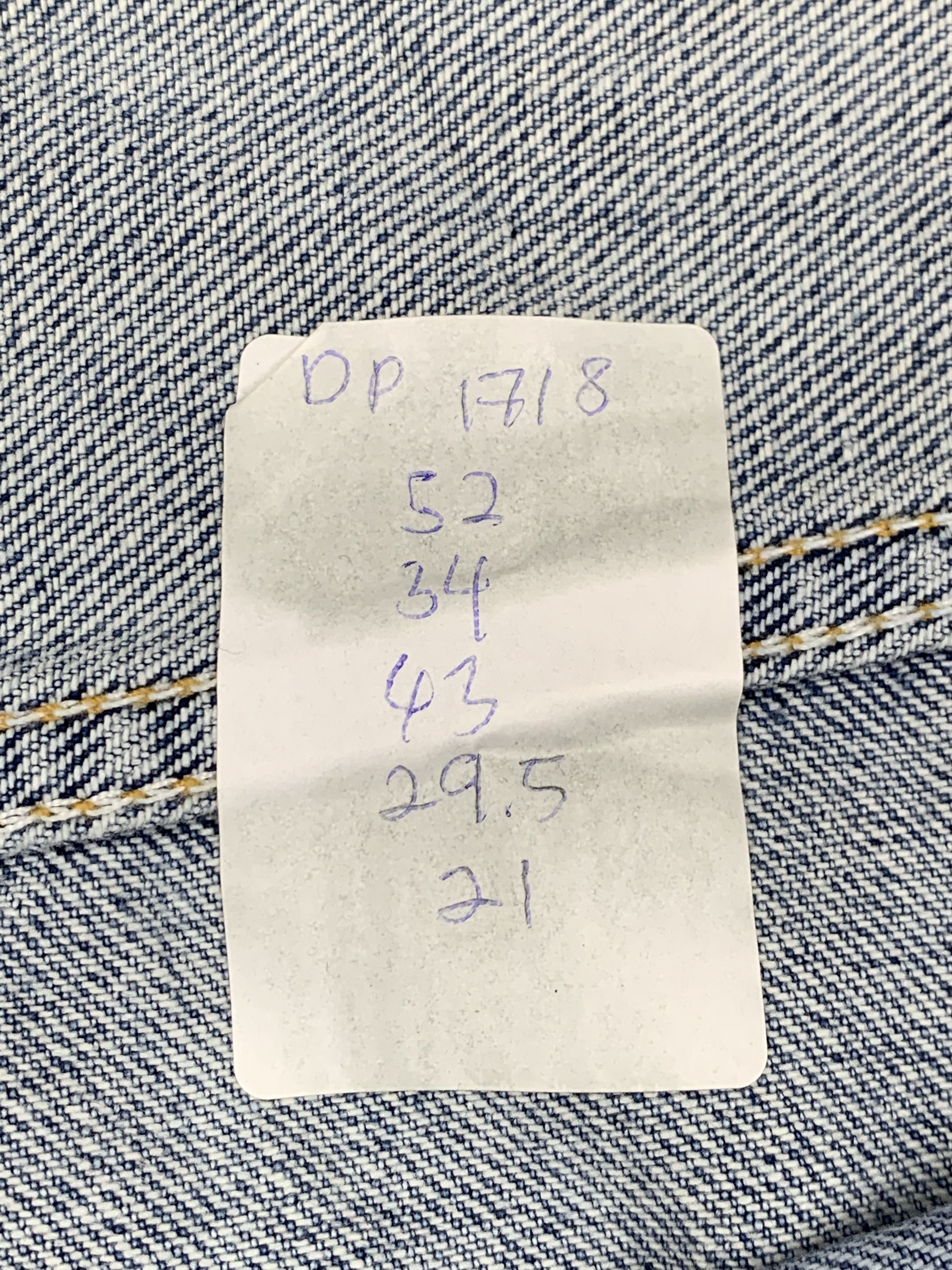 Levi's Vintage Levis 550 Light Blue Jeans DP1718 Size US 44 / EU 60 - 13 Thumbnail
