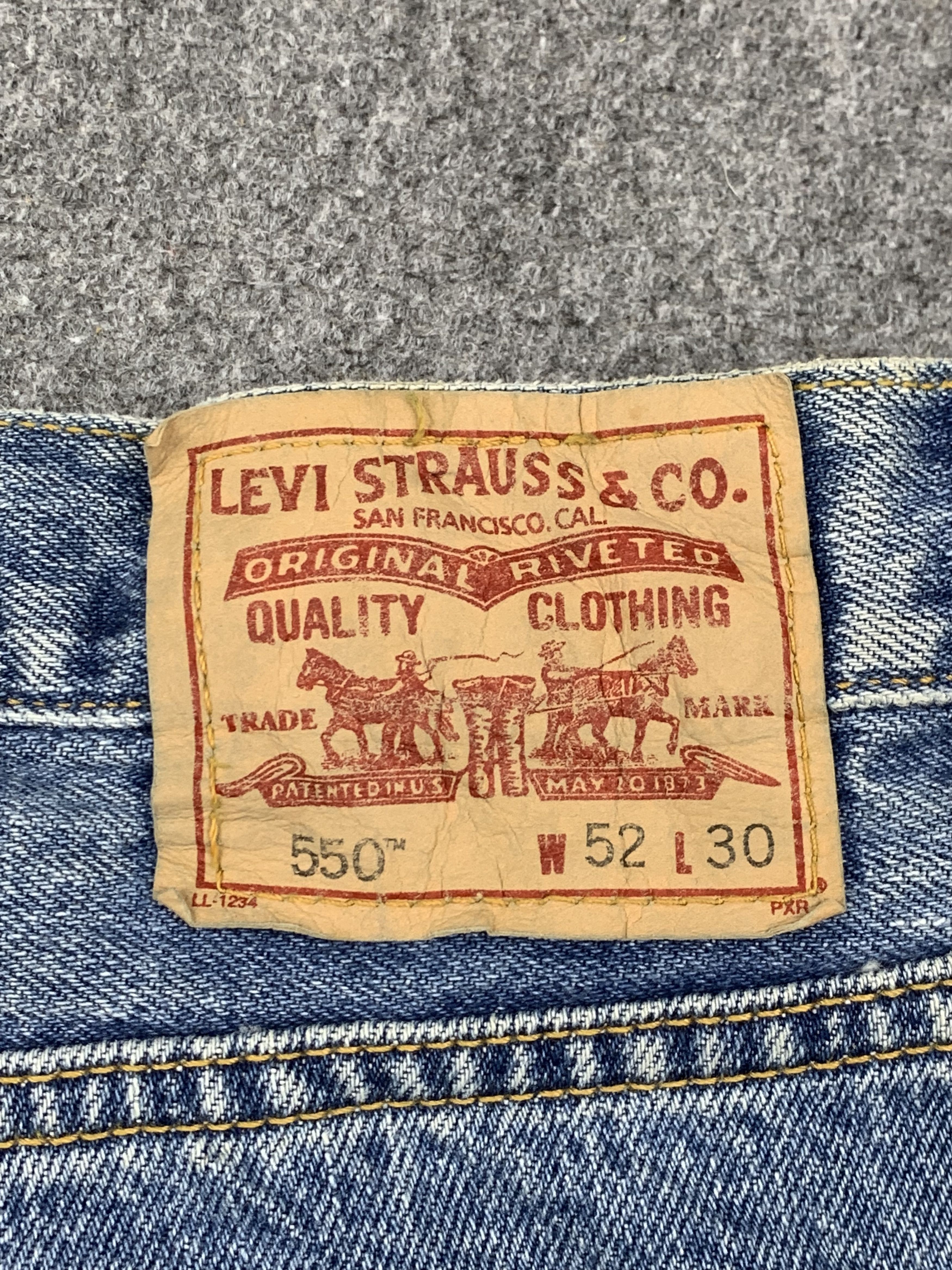 Levi's Vintage Levis 550 Light Blue Jeans DP1718 Size US 44 / EU 60 - 5 Thumbnail