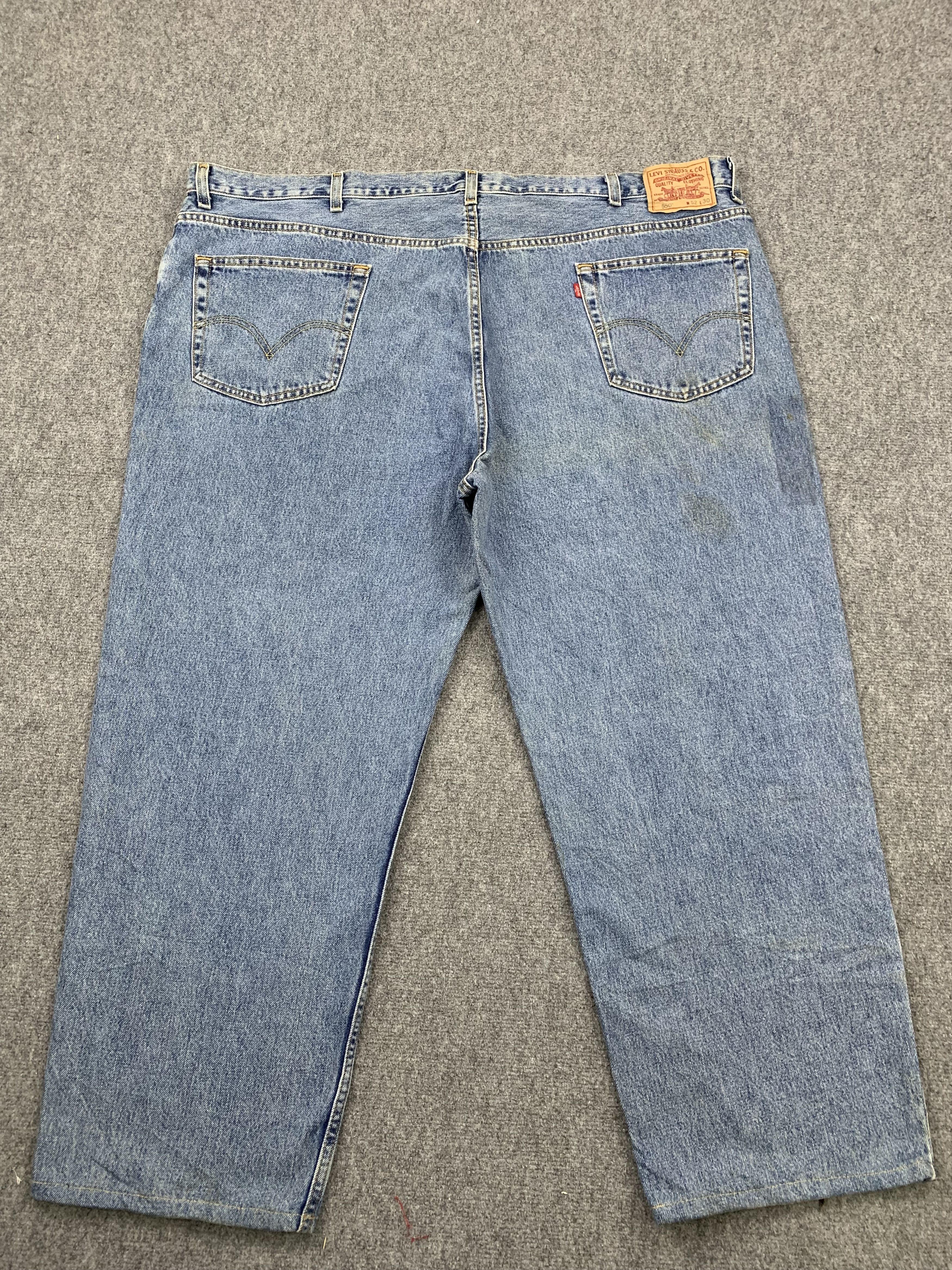 Levi's Vintage Levis 550 Light Blue Jeans DP1718 Size US 44 / EU 60 - 3 Thumbnail