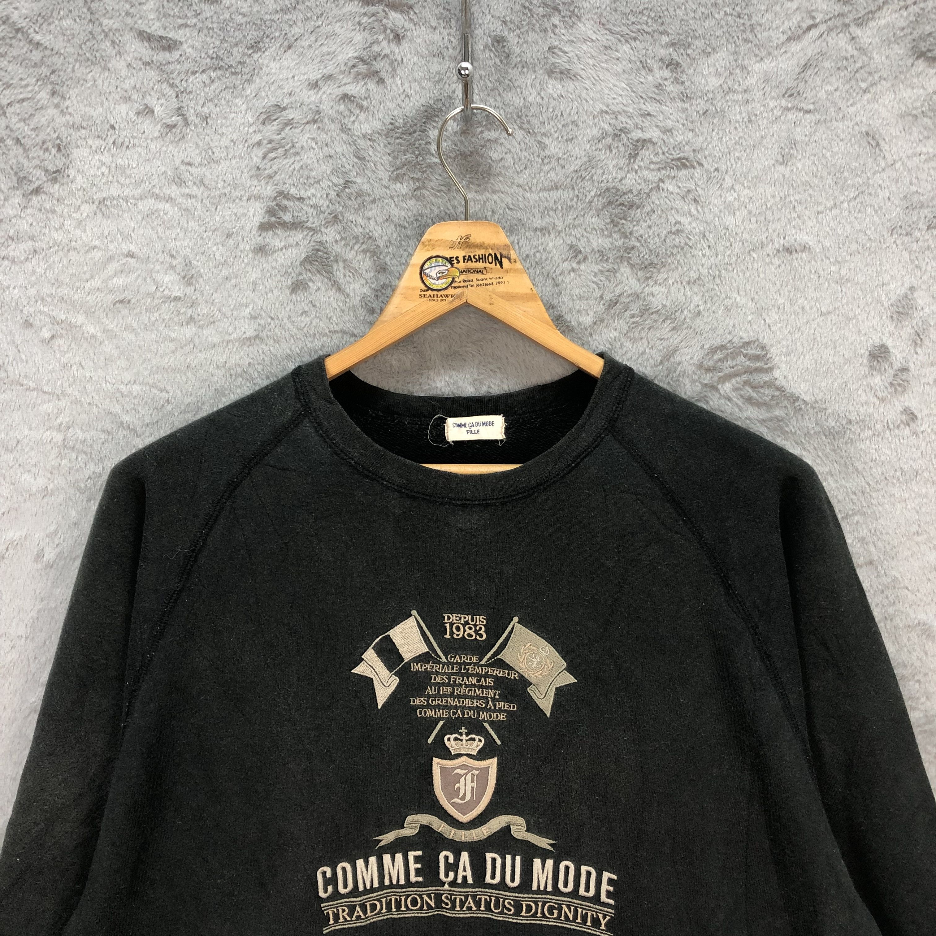 Comme Ca Ism Comme Ca Du Mode Fille Embroidery Logo Sweatshirts #5868-211 Size US M / EU 48-50 / 2 - 2 Thumbnail