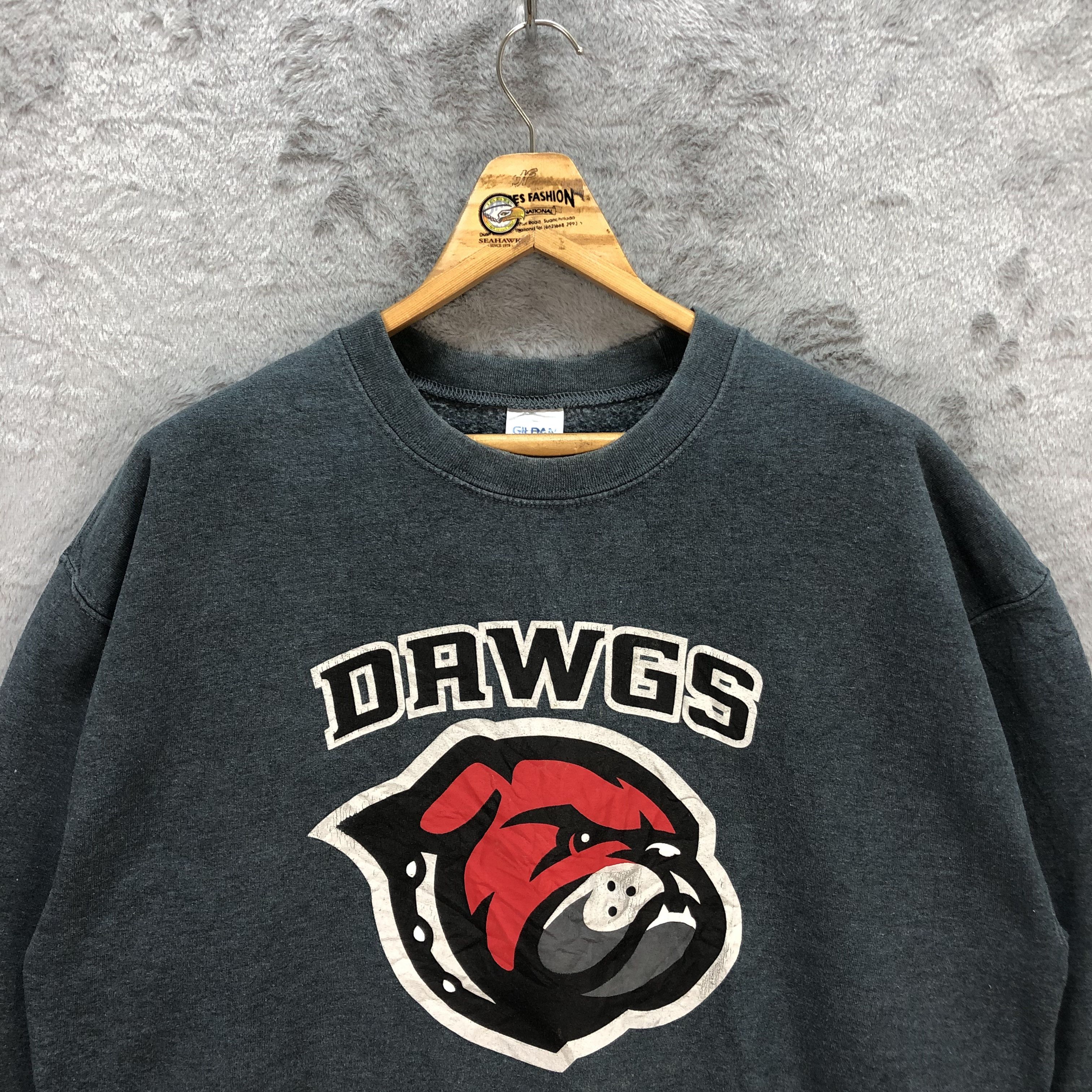 Gildan Vintage DAWGS Printed Sweatshirts #5872-211 Size US L / EU 52-54 / 3 - 2 Thumbnail