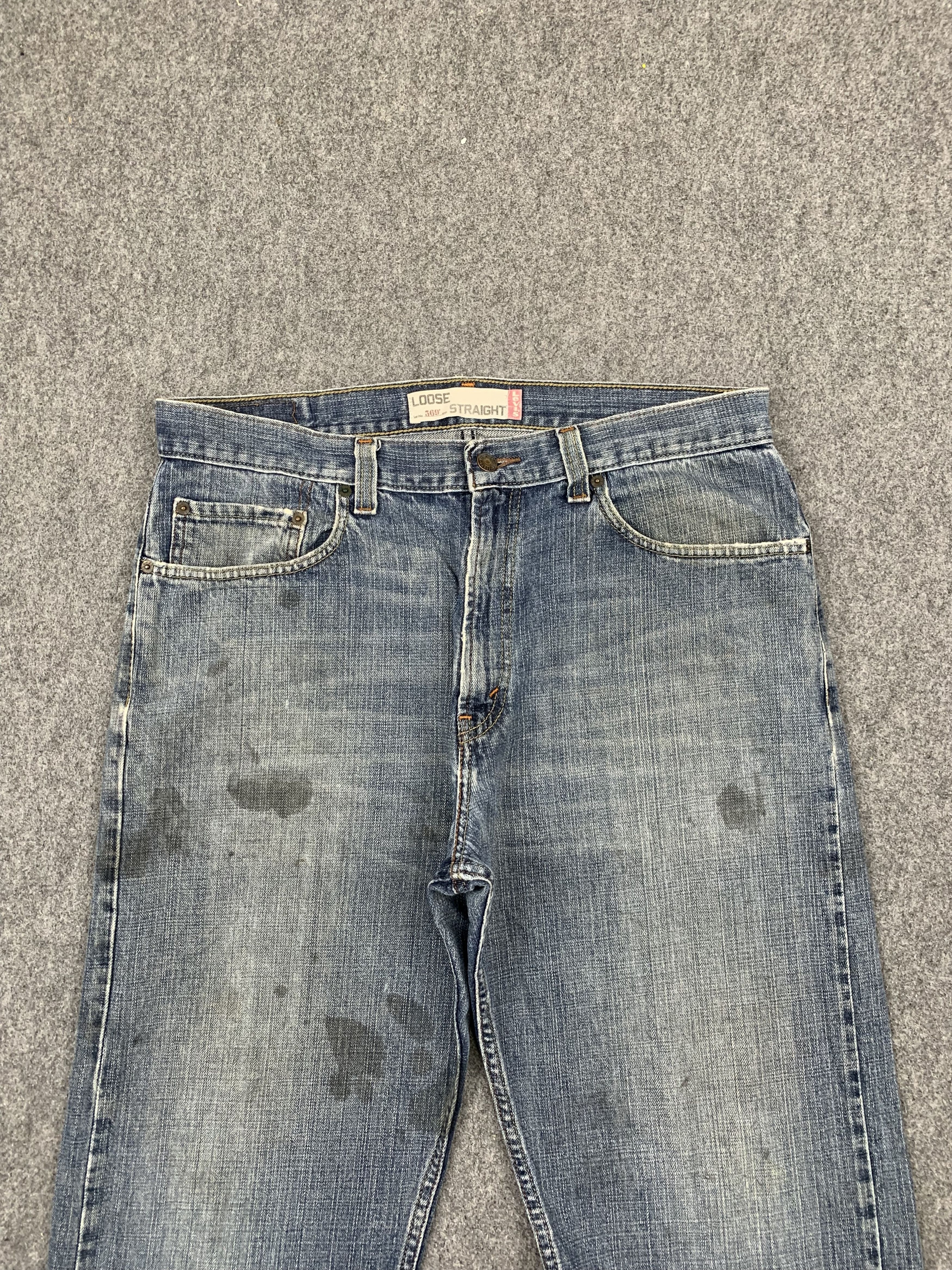 Levi's Vintage Levis 569 Faded Blue Jeans DP1719 Size US 36 / EU 52 - 2 Thumbnail