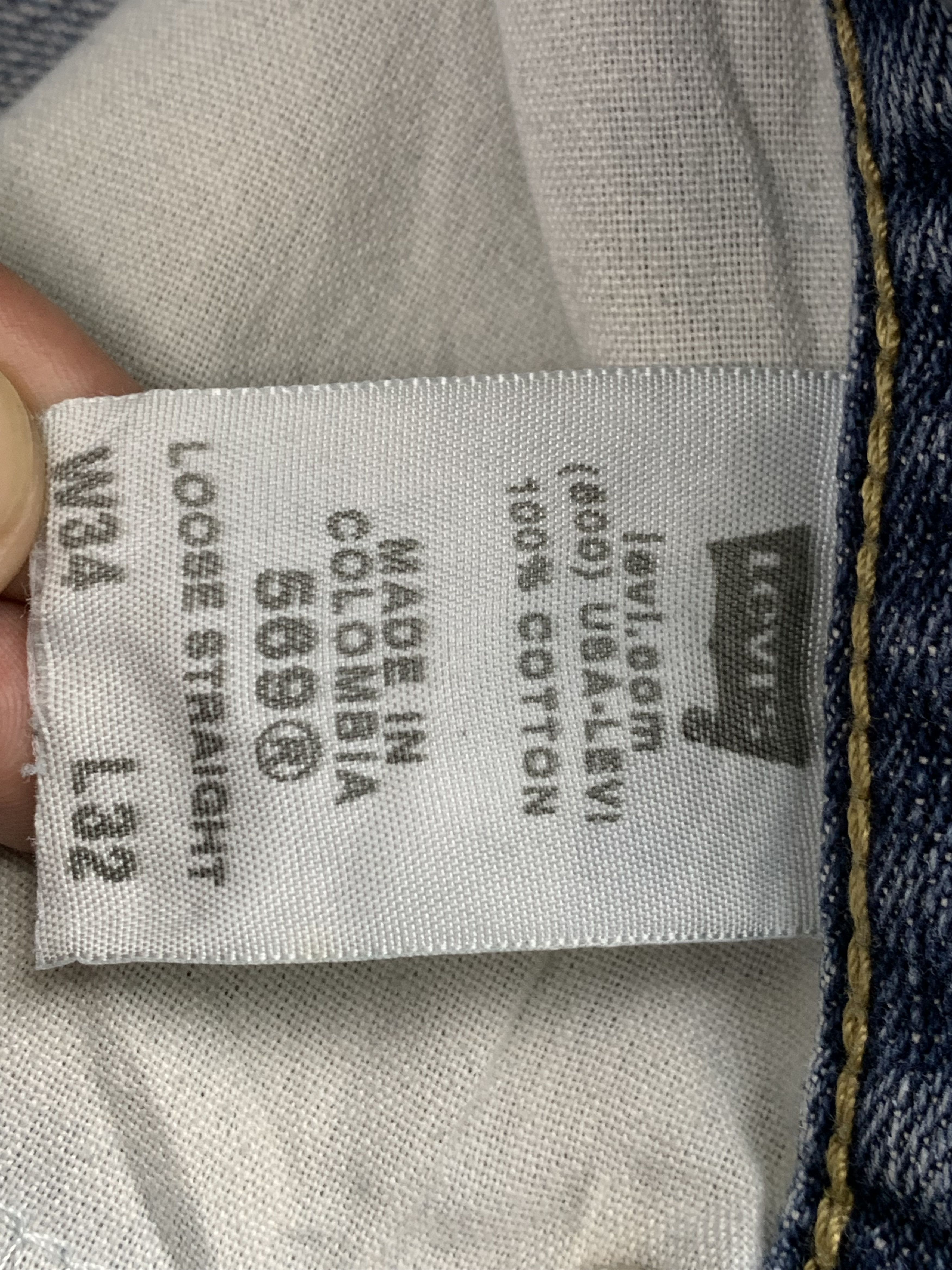 Levi's Vintage Levis 569 Faded Blue Jeans DP1719 Size US 36 / EU 52 - 7 Thumbnail