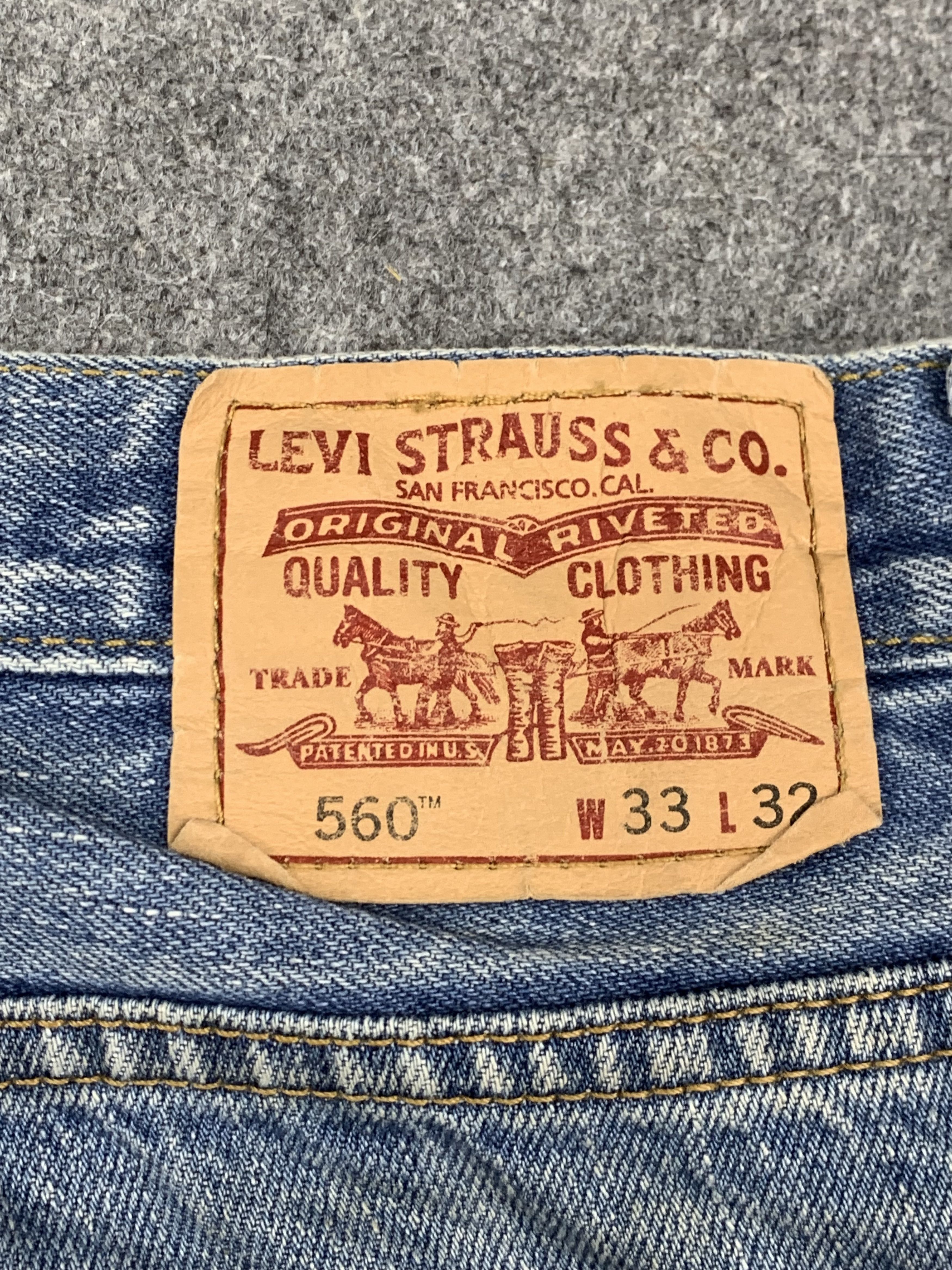 Levi's Vintage Levis 560 Faded Blue Jeans DP1722 Size US 34 / EU 50 - 5 Thumbnail
