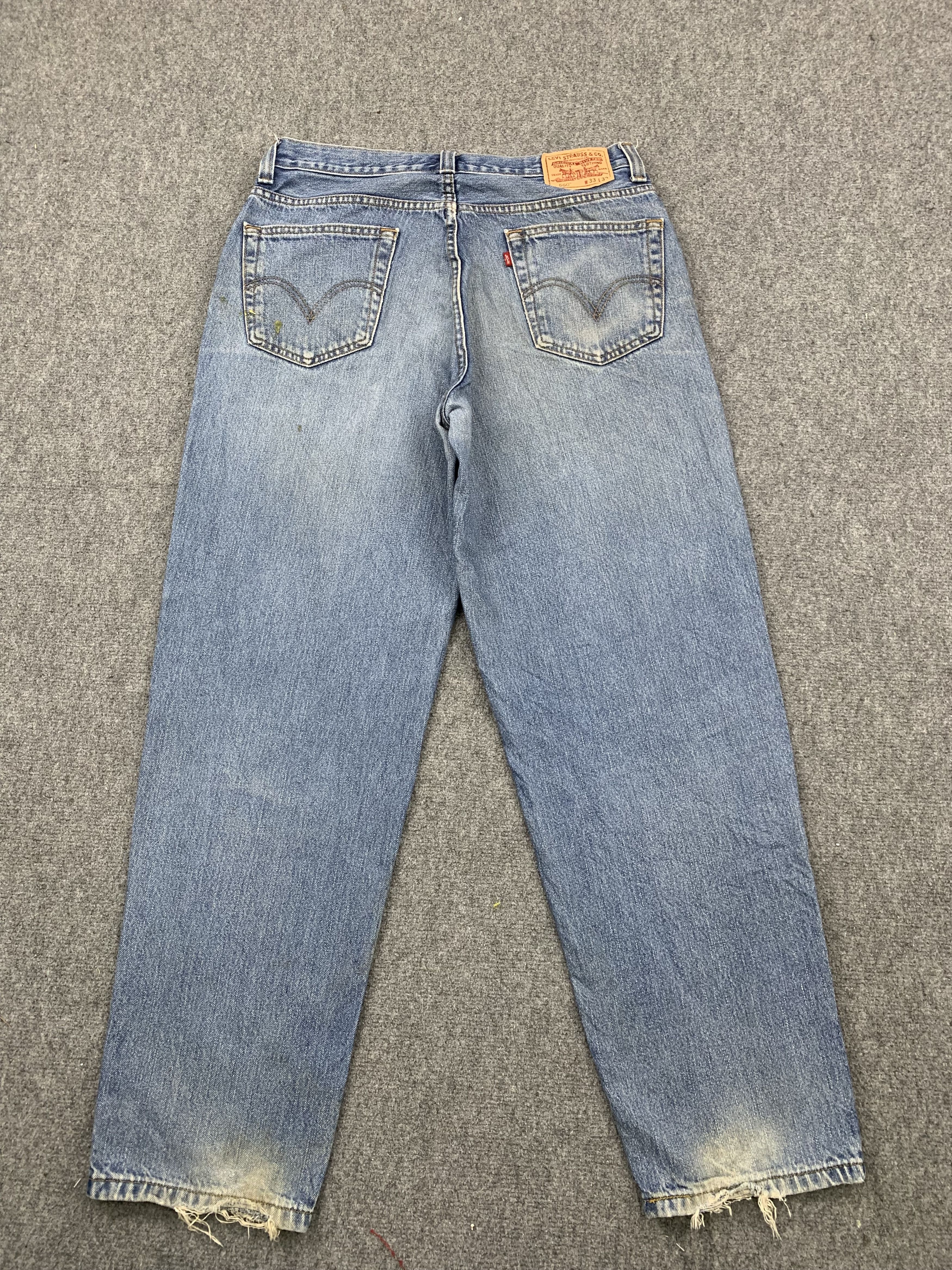Levi's Vintage Levis 560 Faded Blue Jeans DP1722 Size US 34 / EU 50 - 3 Thumbnail