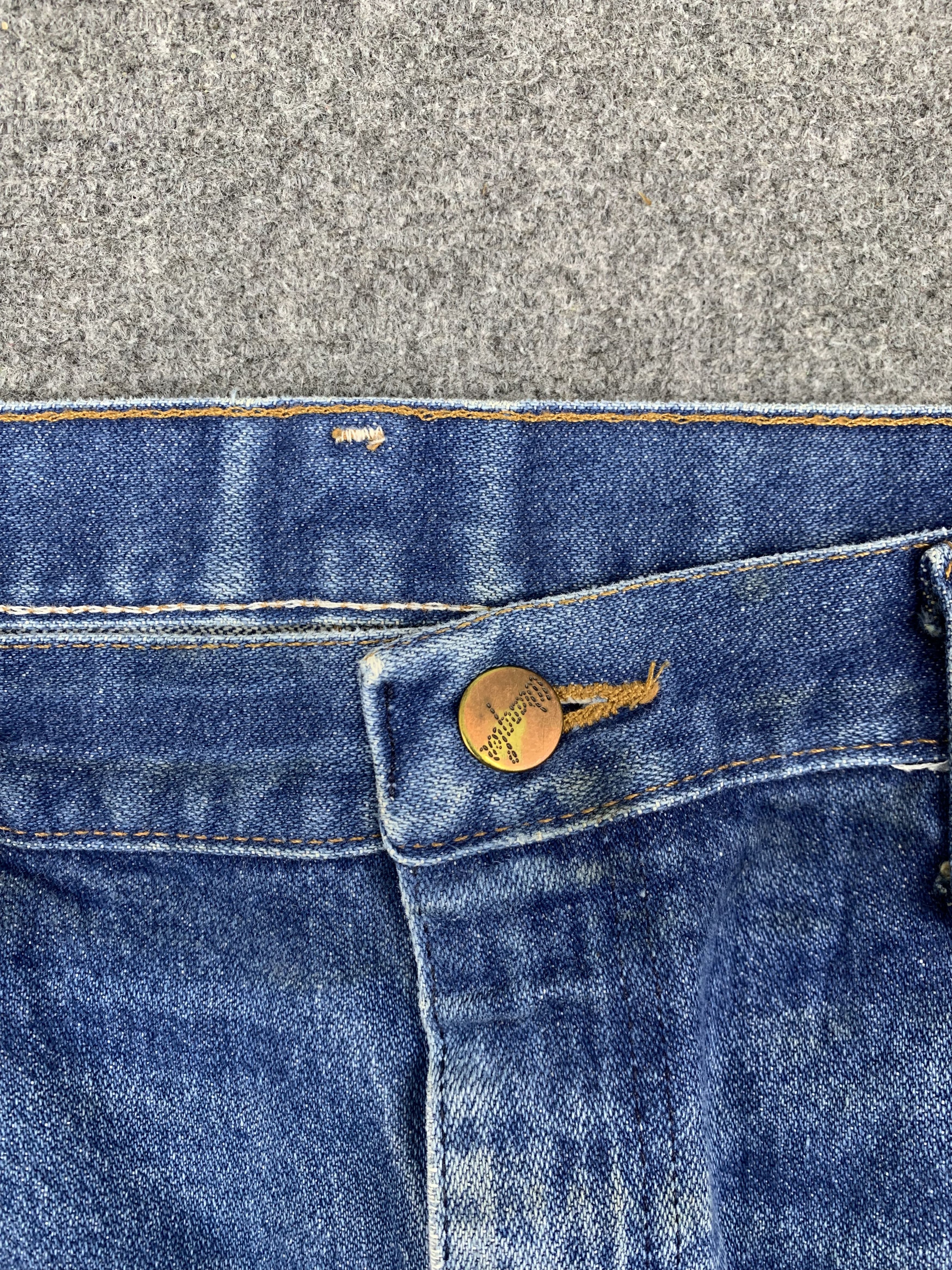 Vintage × Wrangler 90s Vintage Wrangler Faded Blue Jeans DP1725 Size US 34 / EU 50 - 8 Thumbnail