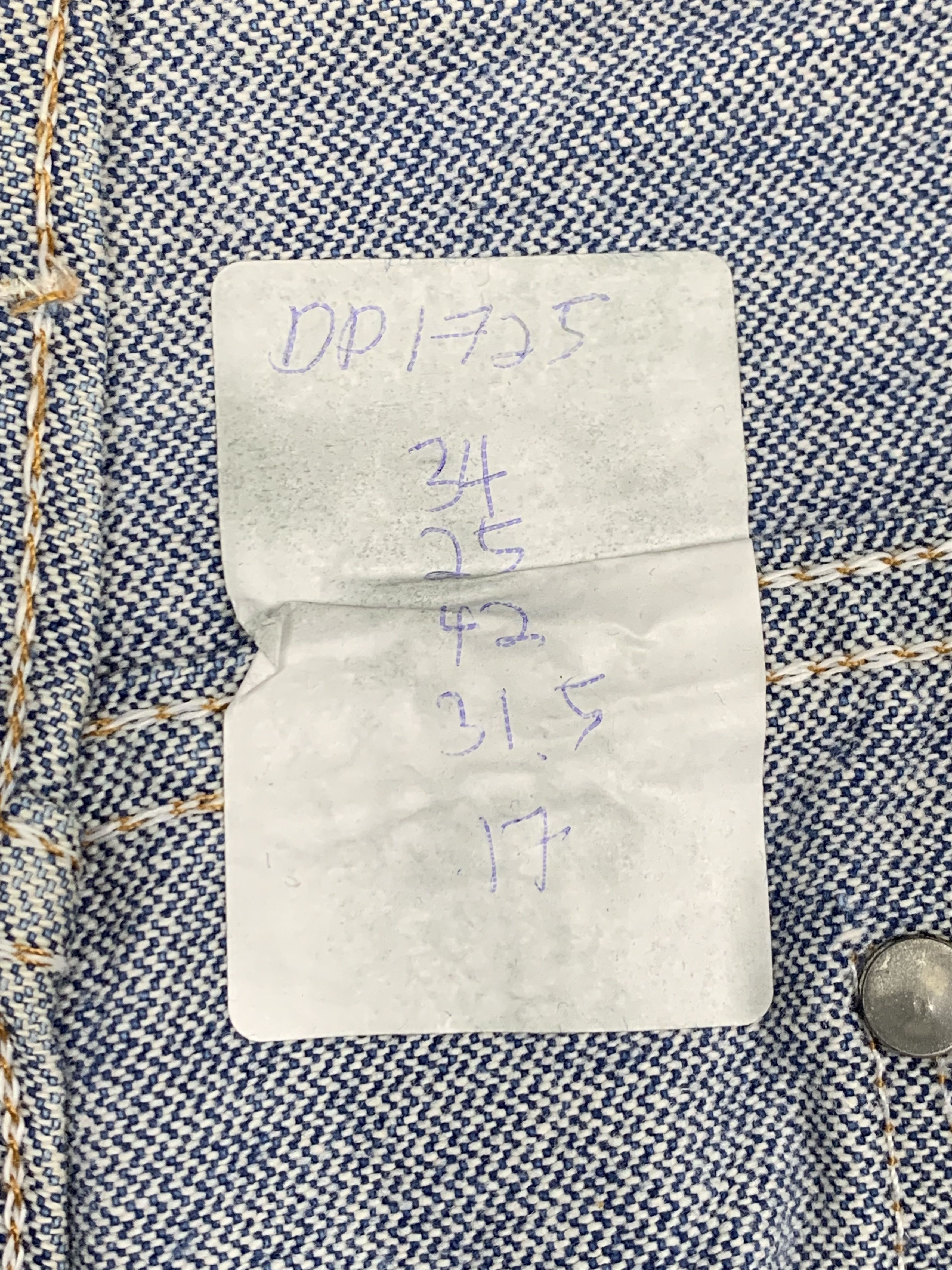 Vintage × Wrangler 90s Vintage Wrangler Faded Blue Jeans DP1725 Size US 34 / EU 50 - 10 Thumbnail