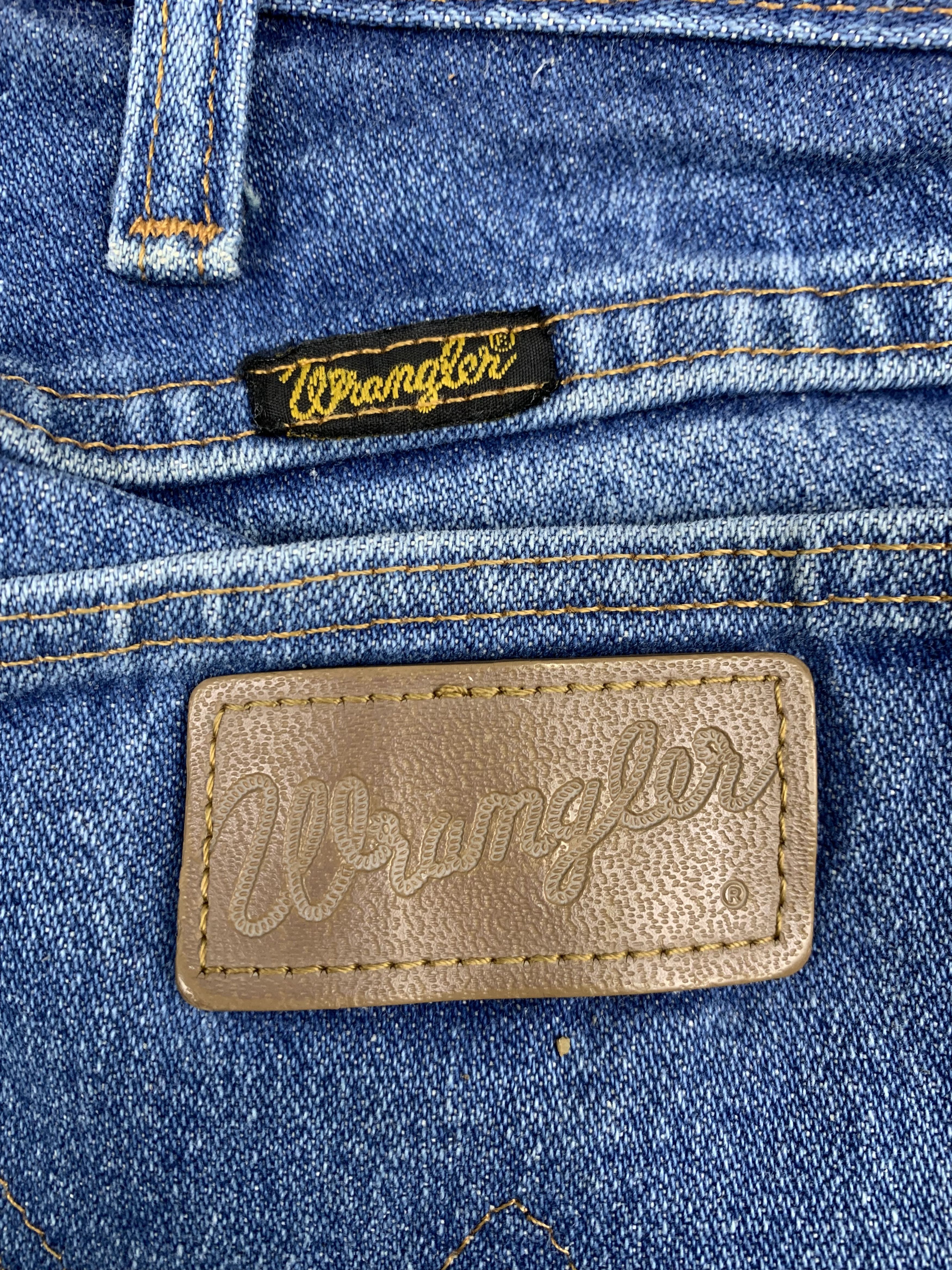 Vintage × Wrangler 90s Vintage Wrangler Faded Blue Jeans DP1725 Size US 34 / EU 50 - 5 Thumbnail