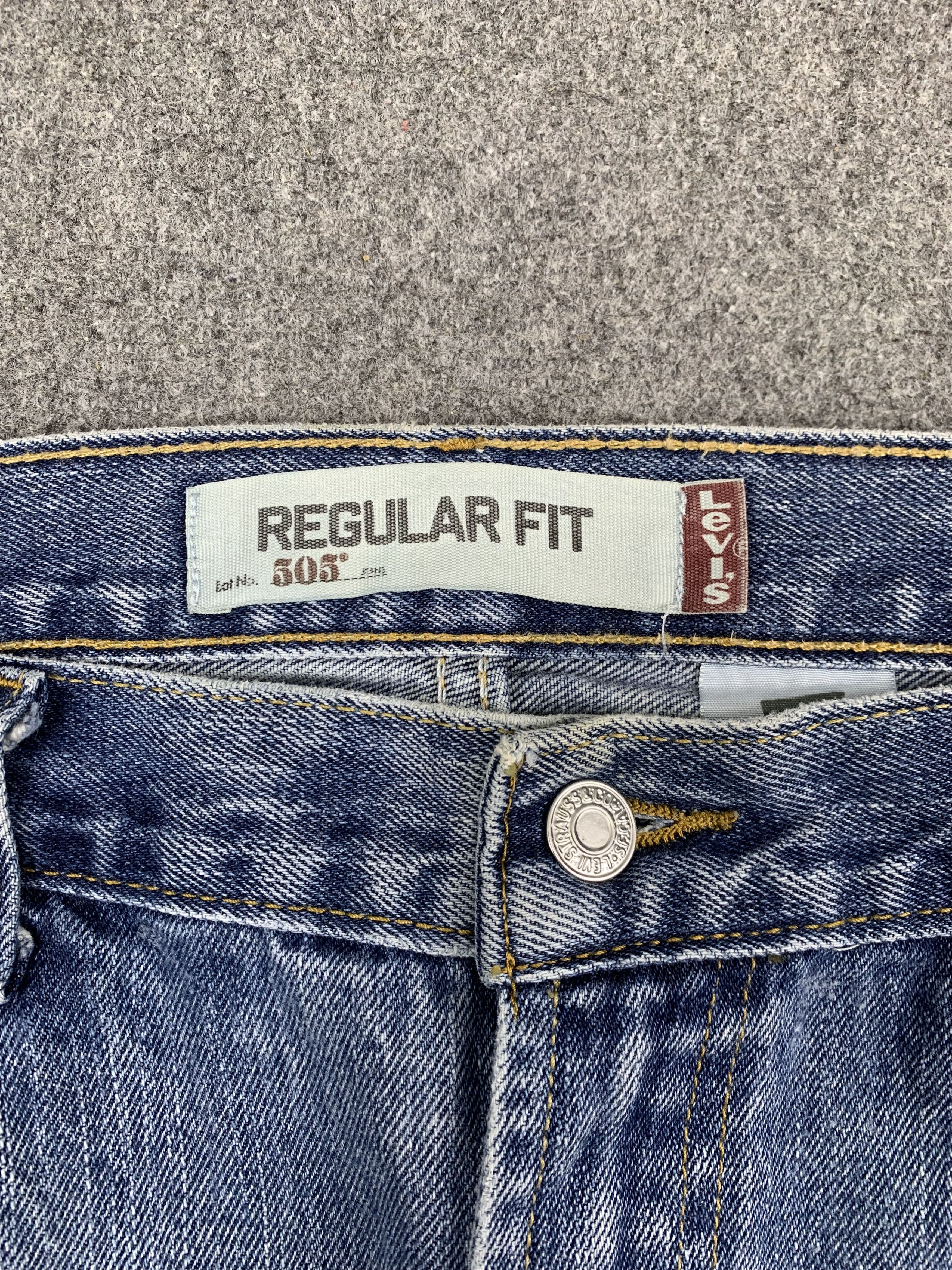 Levi's Vintage Levis 505 Light Blue Jeans DP1728 Size US 36 / EU 52 - 9 Thumbnail