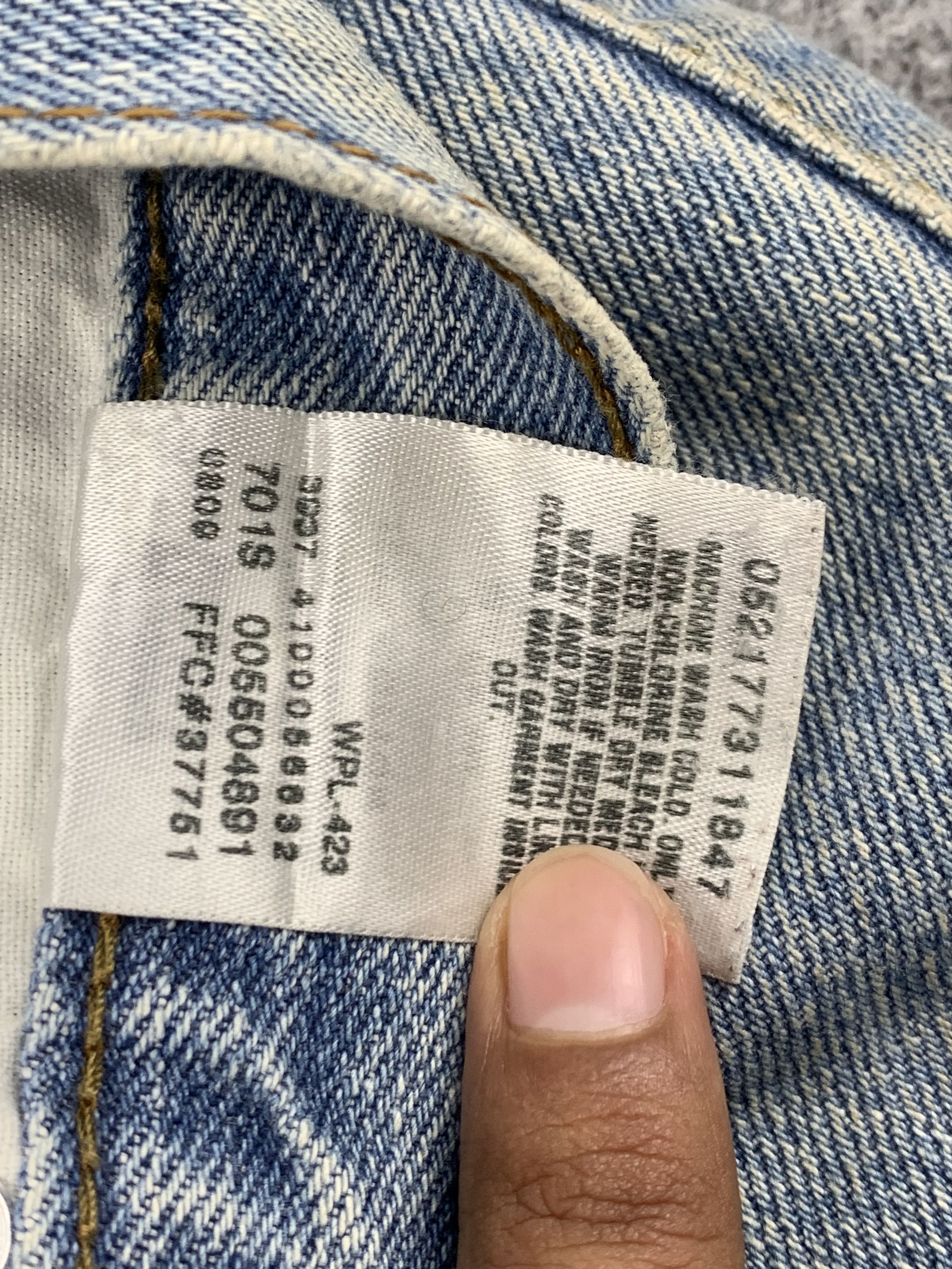 Levi's Light Wash Vintage Levis 550 Jeans DP1731 Size US 31 - 8 Thumbnail