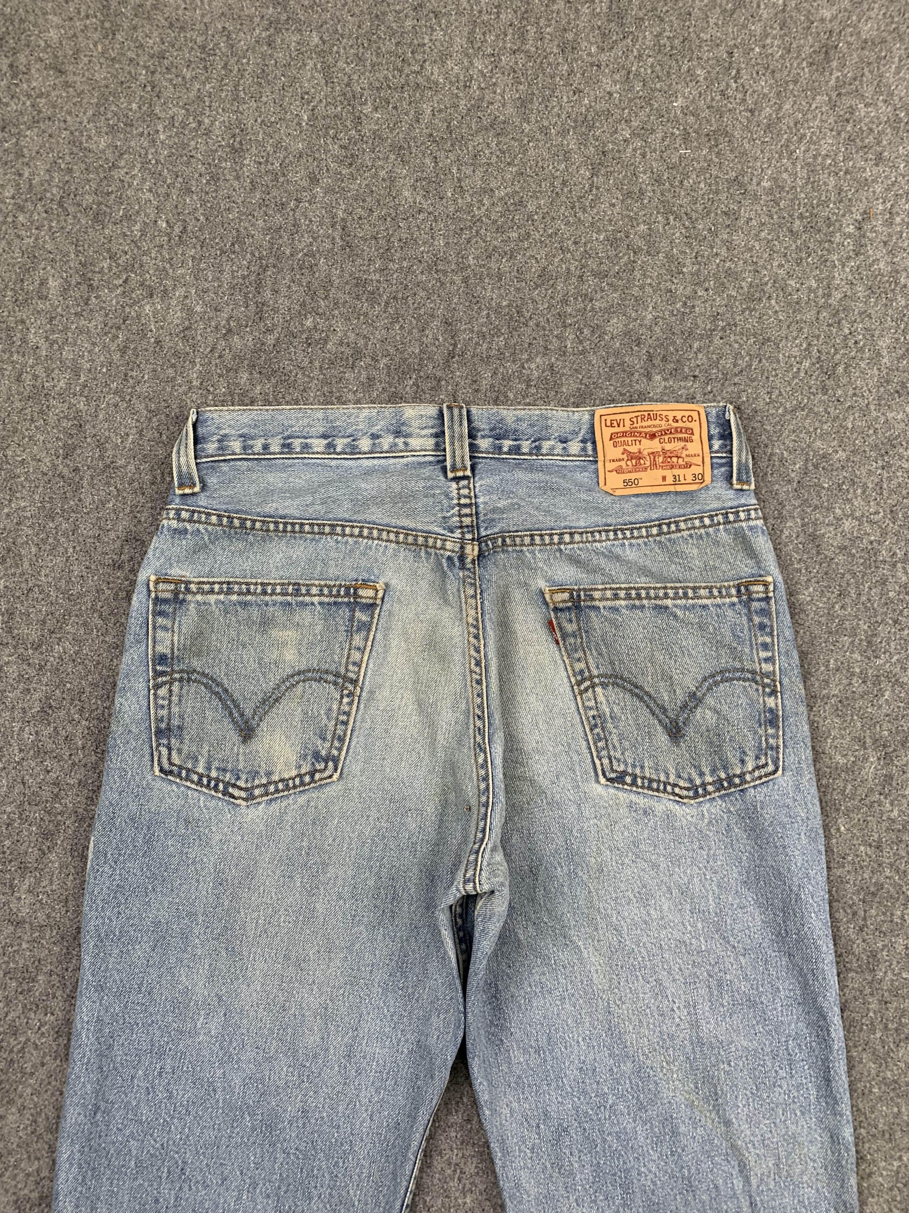 Levi's Light Wash Vintage Levis 550 Jeans DP1731 Size US 31 - 4 Thumbnail