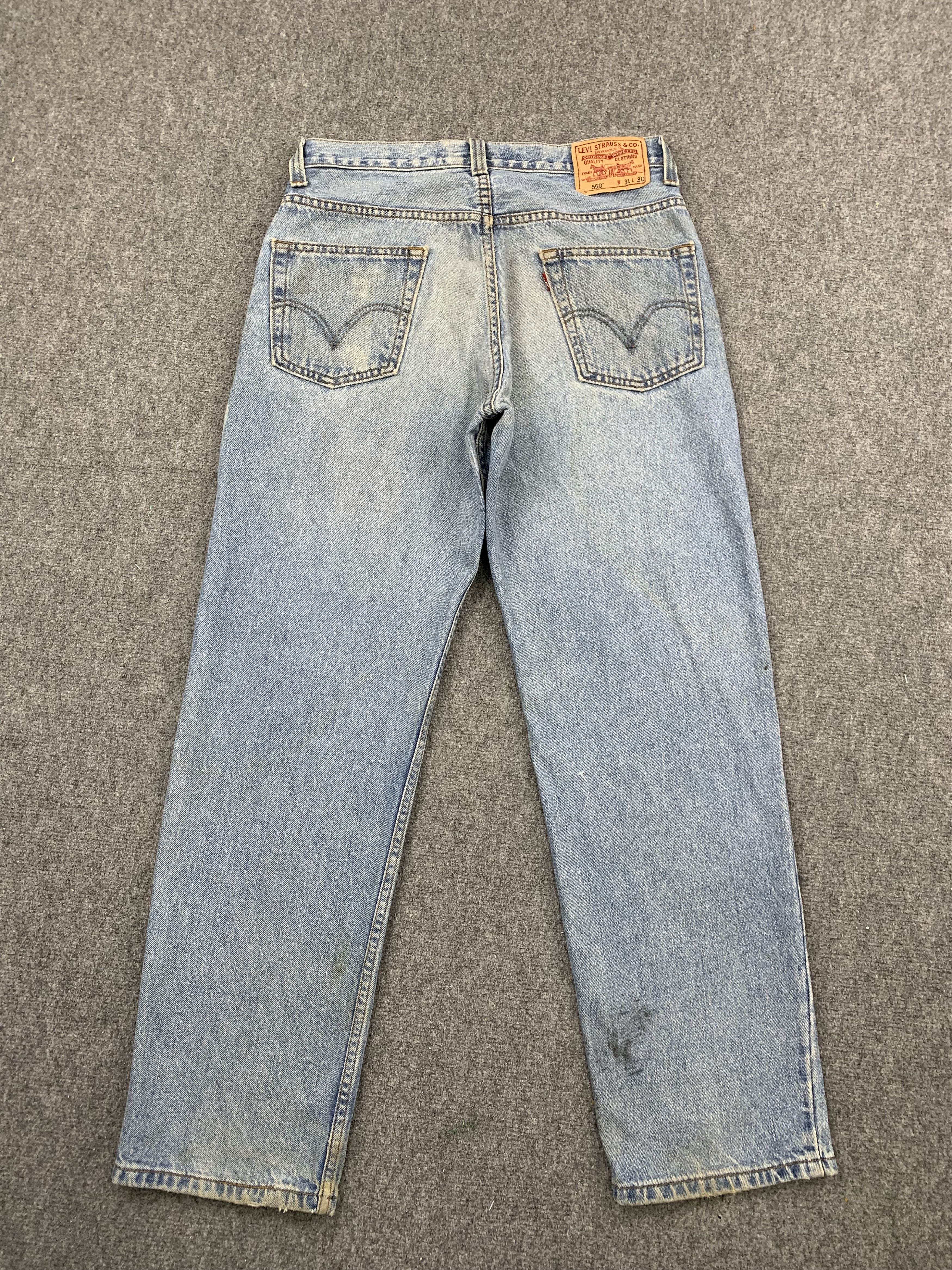 Levi's Light Wash Vintage Levis 550 Jeans DP1731 Size US 31 - 3 Thumbnail