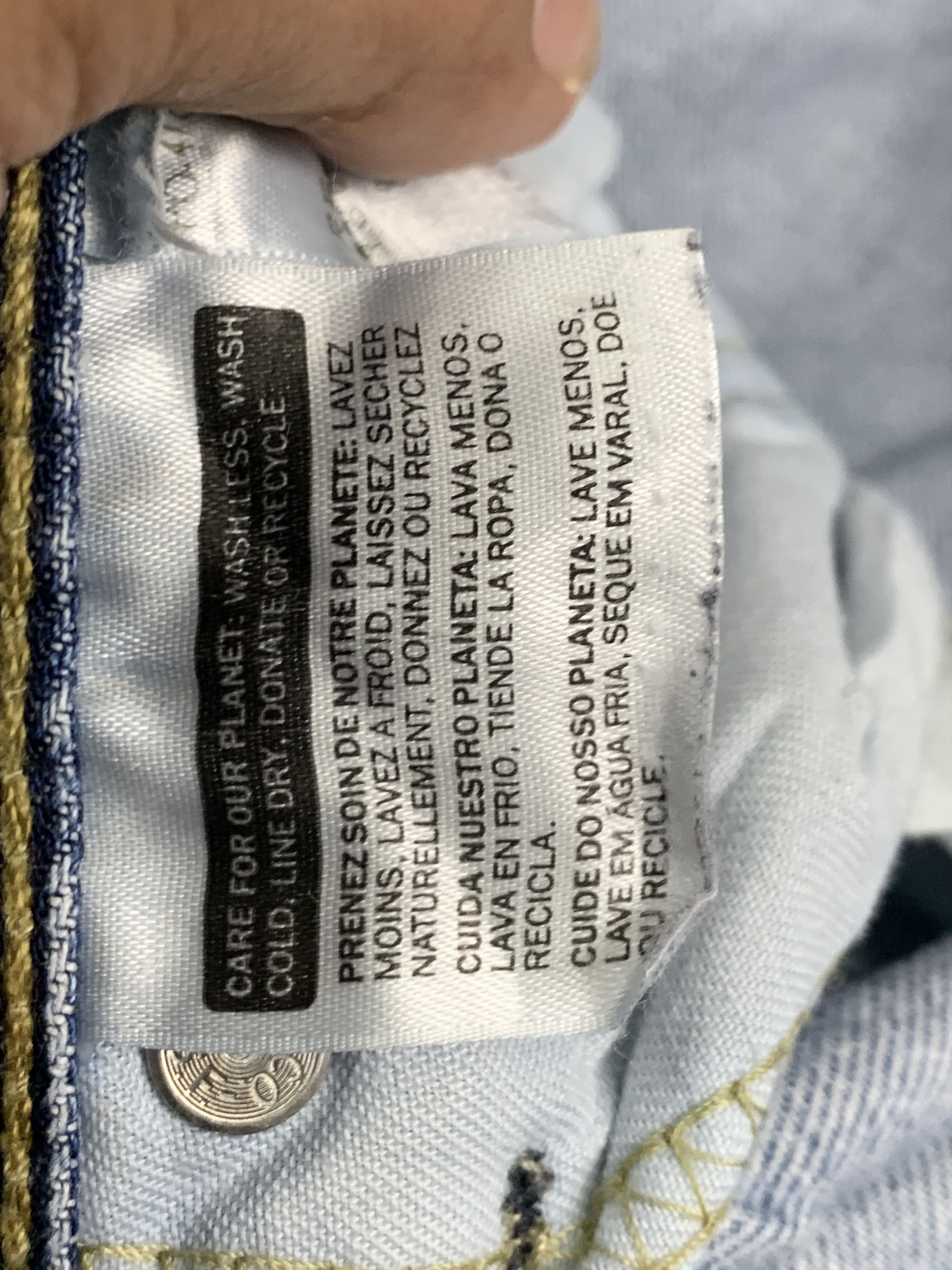 Levi's Vintage Levis 505 Light Wash Jeans DP1732 Size US 33 - 7 Thumbnail
