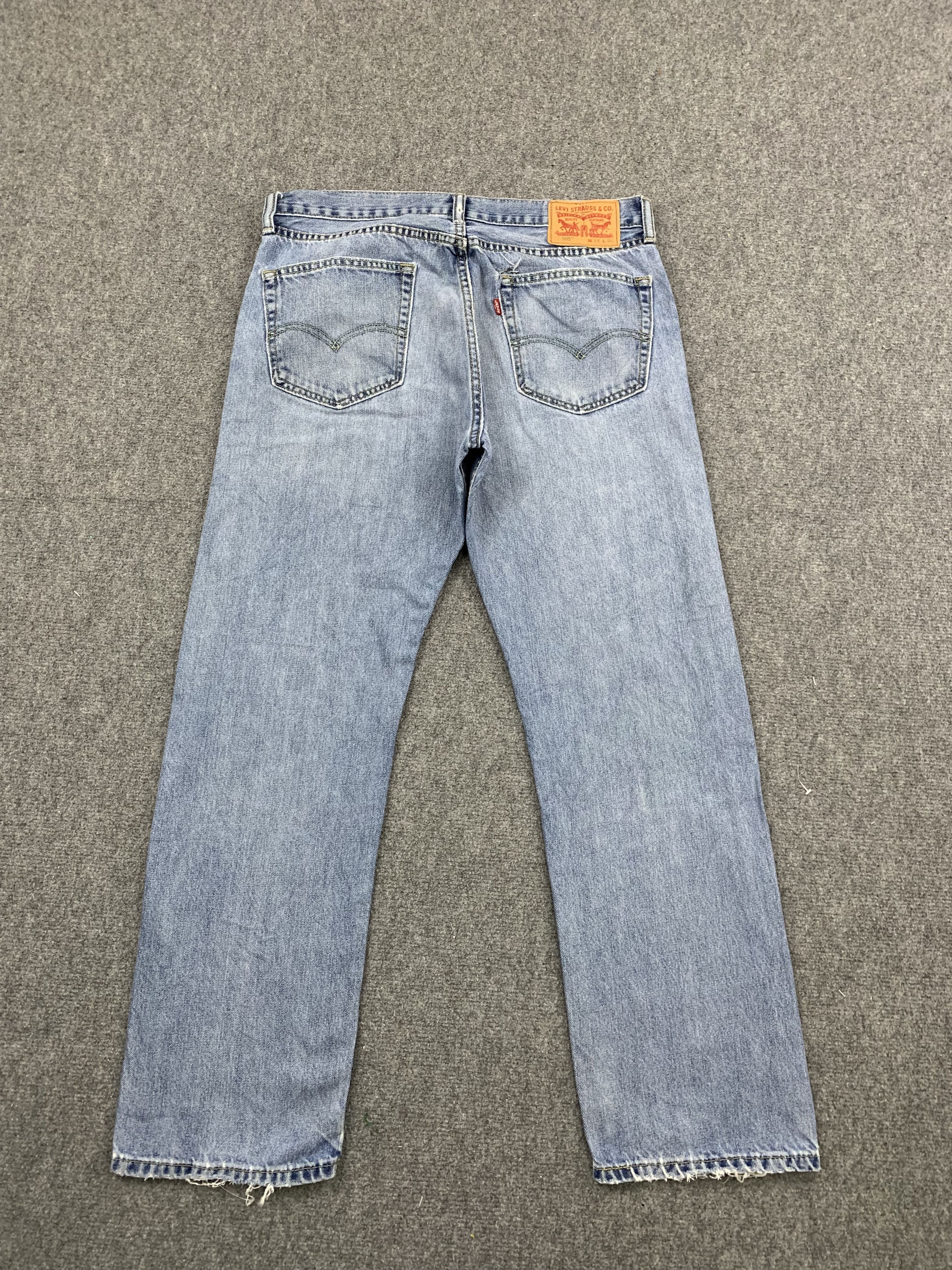 Levi's Vintage Levis 505 Light Wash Jeans DP1732 Size US 33 - 3 Thumbnail