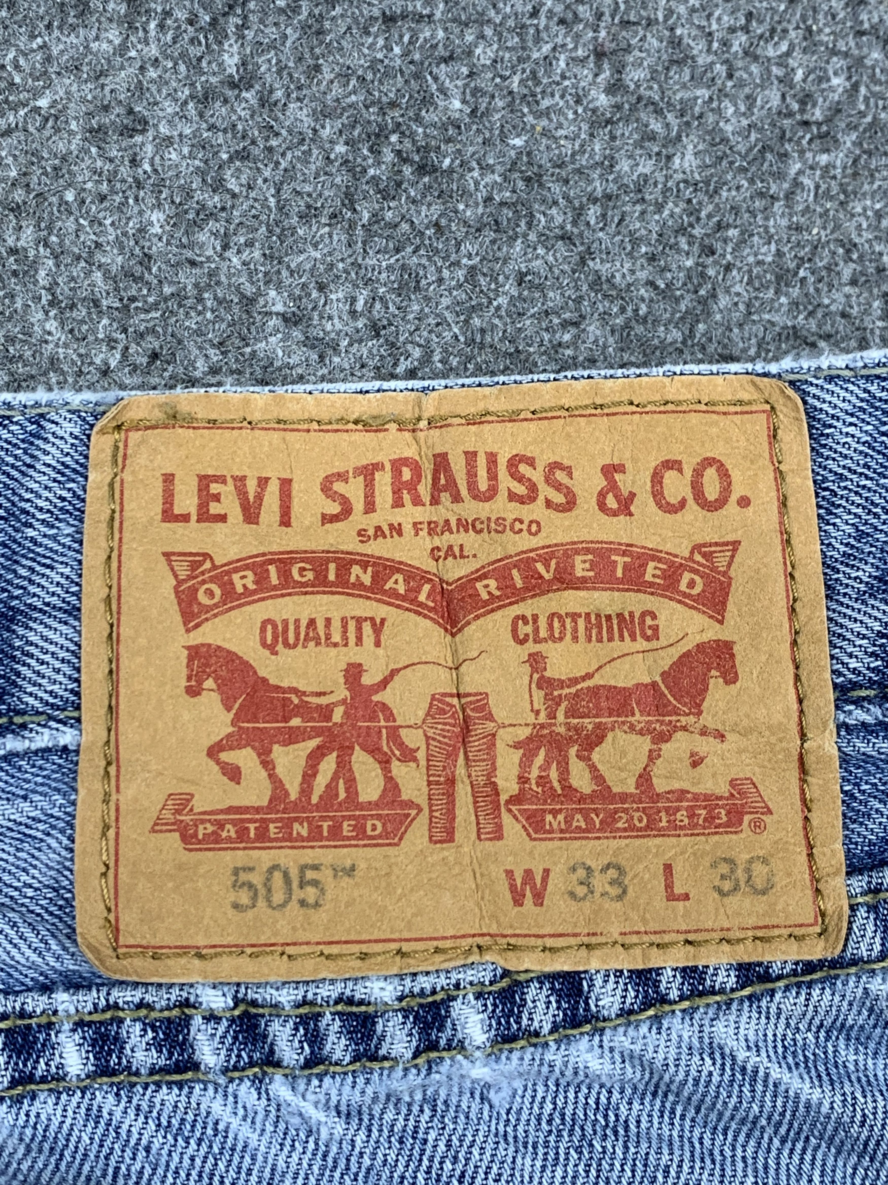 Levi's Vintage Levis 505 Light Wash Jeans DP1732 Size US 33 - 5 Thumbnail