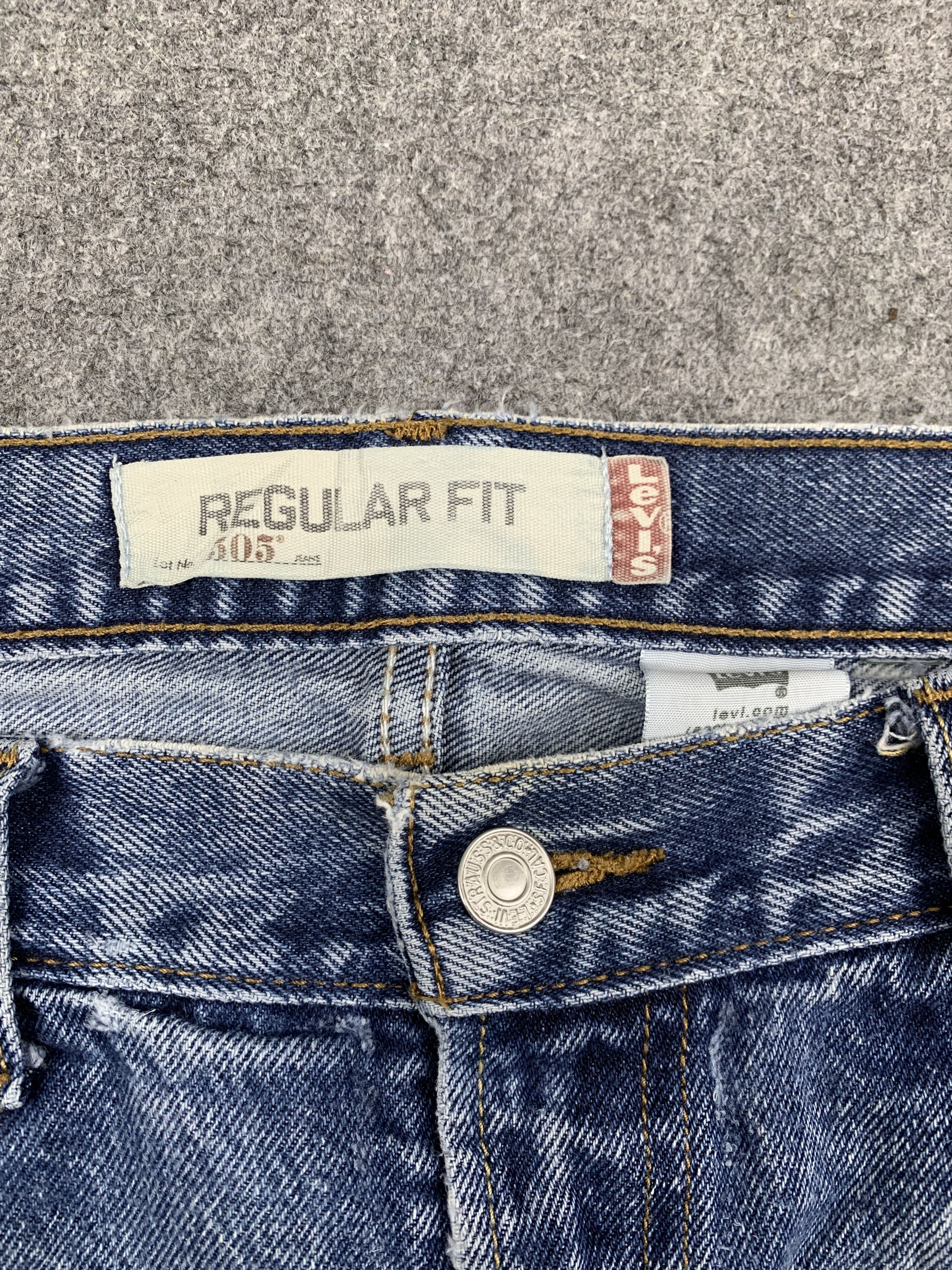 Levi's Vintage Levis 505 Faded Blue Jeans DP1735 Size US 36 / EU 52 - 11 Thumbnail