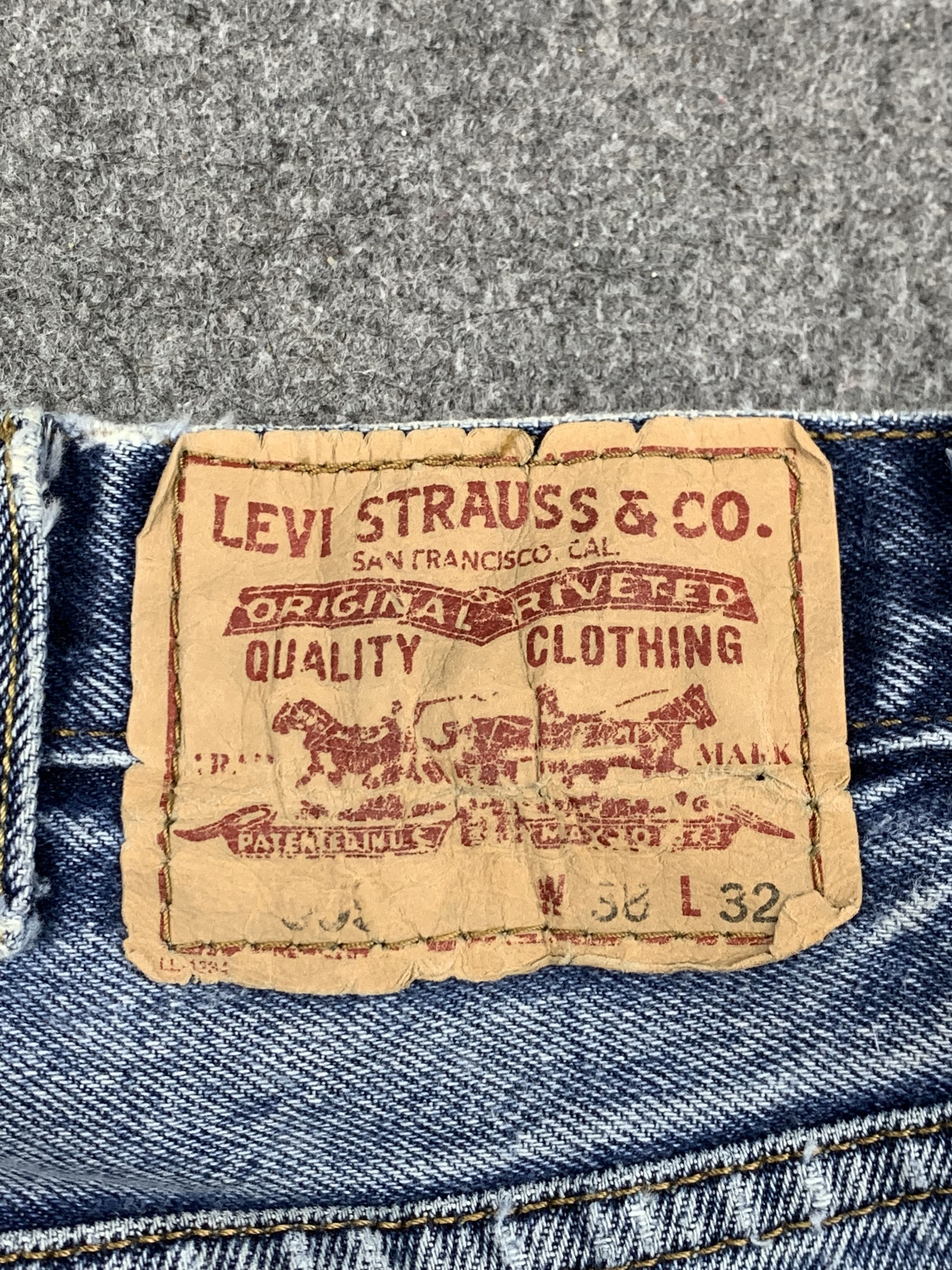Levi's Vintage Levis 505 Faded Blue Jeans DP1735 Size US 36 / EU 52 - 5 Thumbnail