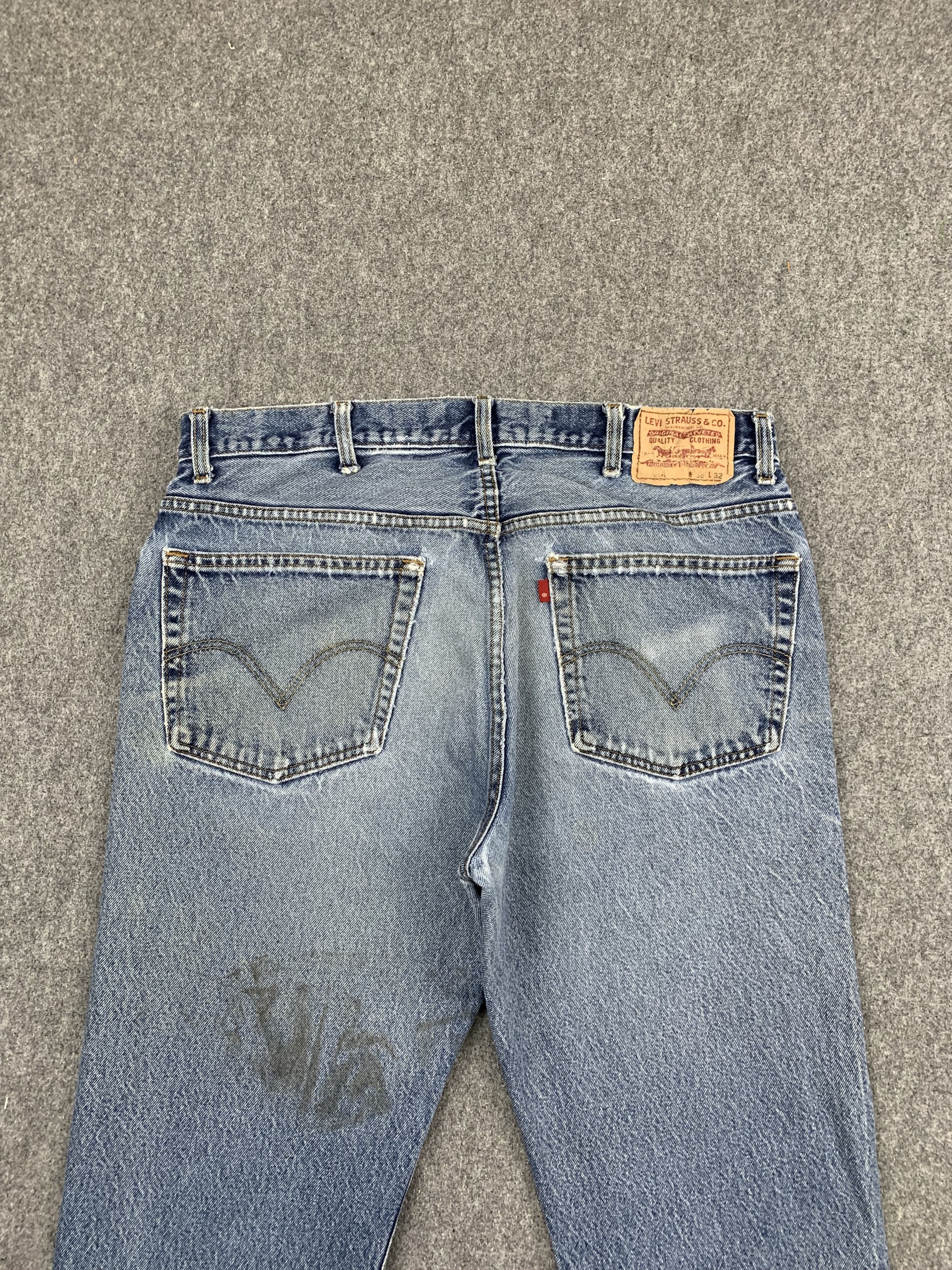 Levi's Vintage Levis 505 Faded Blue Jeans DP1735 Size US 36 / EU 52 - 4 Thumbnail