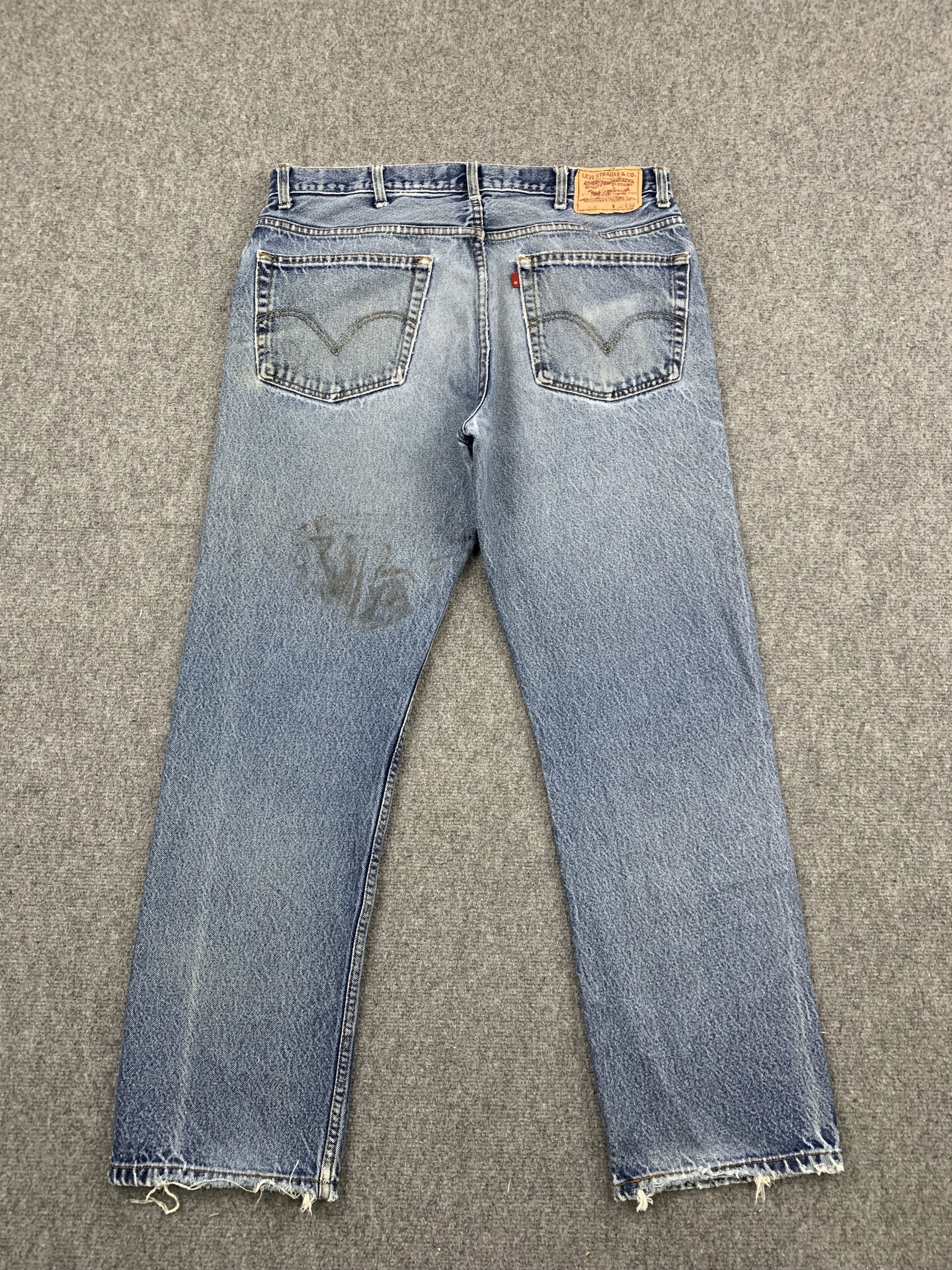 Levi's Vintage Levis 505 Faded Blue Jeans DP1735 Size US 36 / EU 52 - 3 Thumbnail