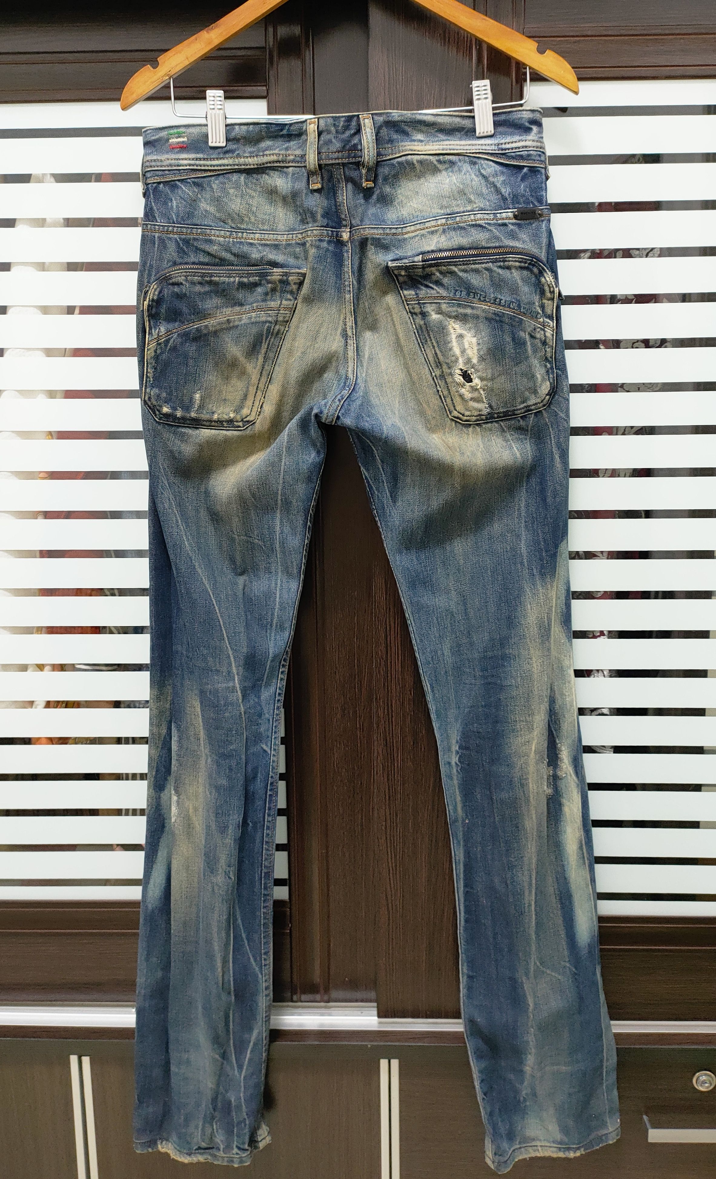Diesel 💥Flared Diesel Industries Distressed Jeans💥 Size US 32 / EU 48 - 7 Thumbnail