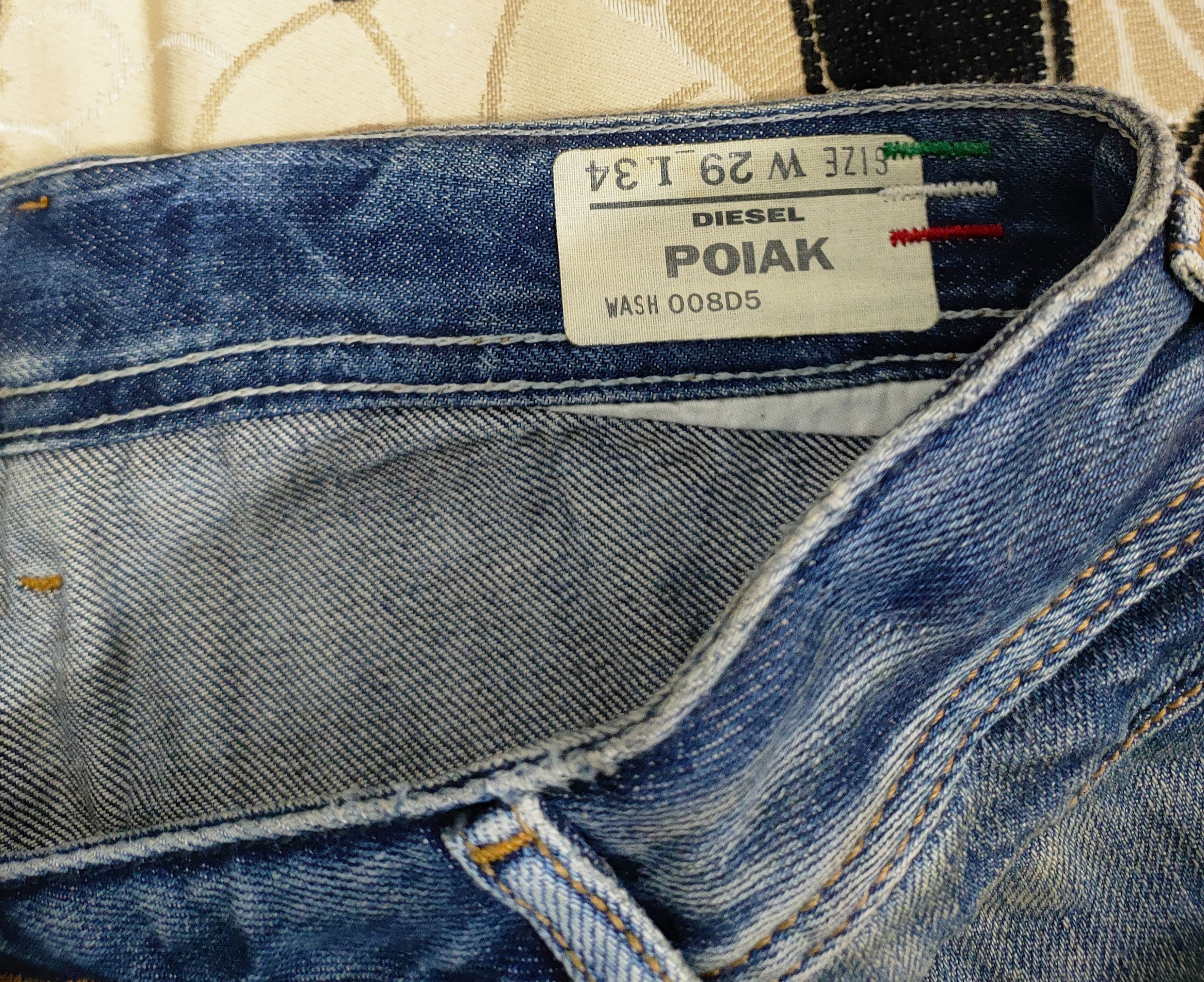 Diesel 💥Flared Diesel Industries Distressed Jeans💥 Size US 32 / EU 48 - 4 Thumbnail