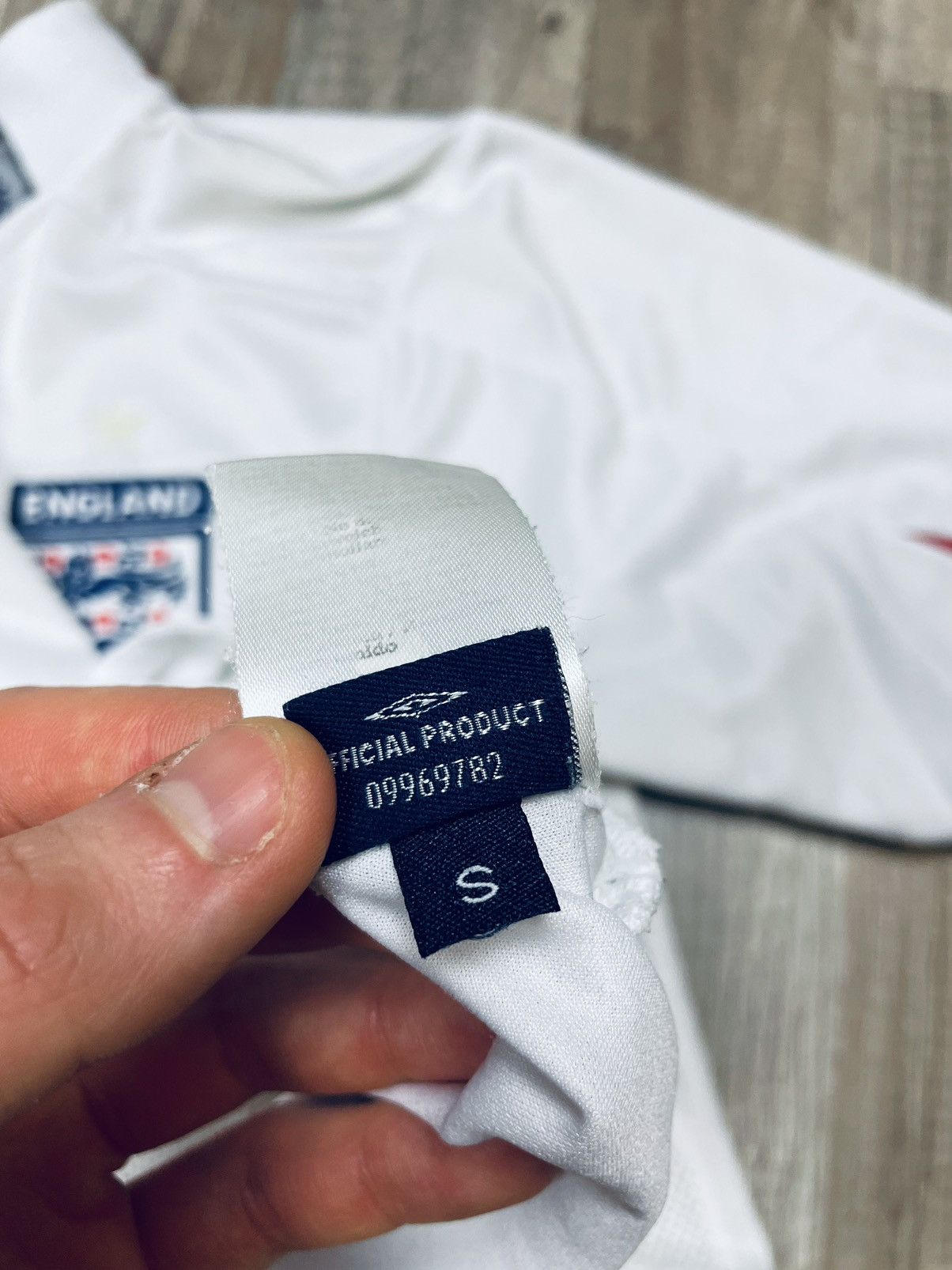 Umbro Umbro England 2007/2009 Home Jersey S Size US S / EU 44-46 / 1 - 4 Thumbnail