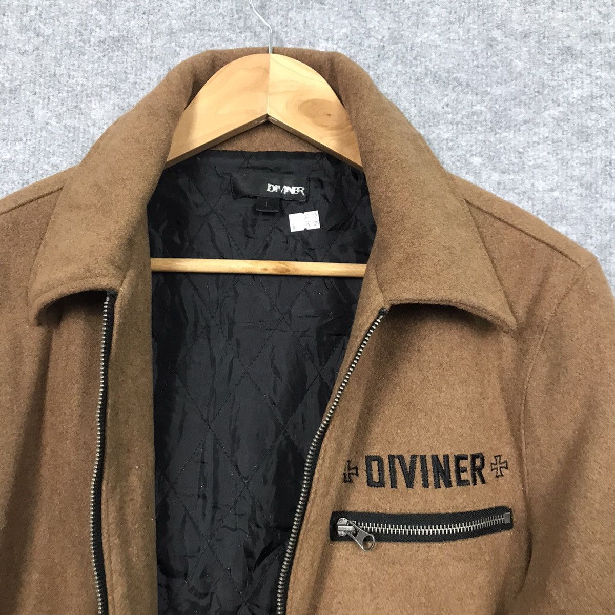 Vintage Diviner Japan Team Rockless Life wool jacket
