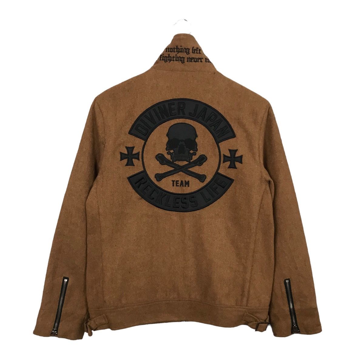 Vintage Diviner Japan Team Rockless Life wool jacket