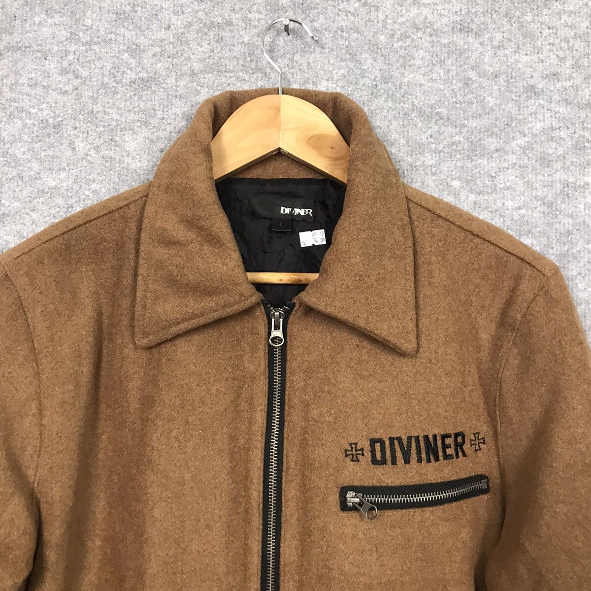 Vintage Diviner Japan Team Rockless Life wool jacket