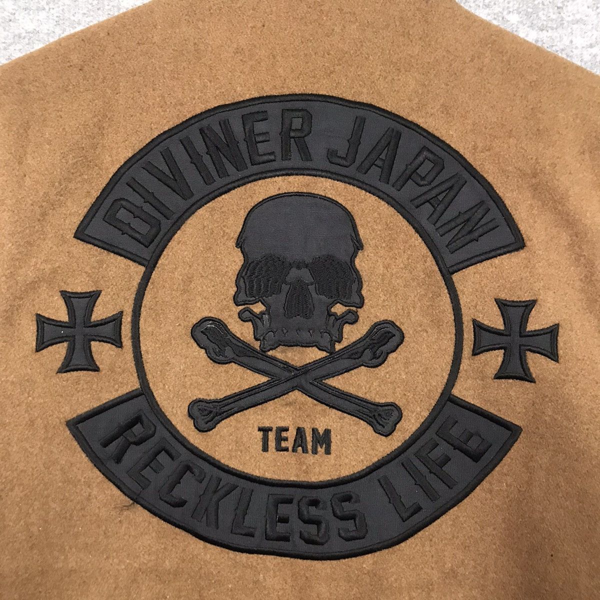 Vintage Diviner Japan Team Rockless Life wool jacket