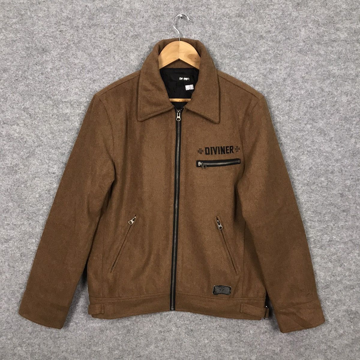 Vintage Diviner Japan Team Rockless Life wool jacket
