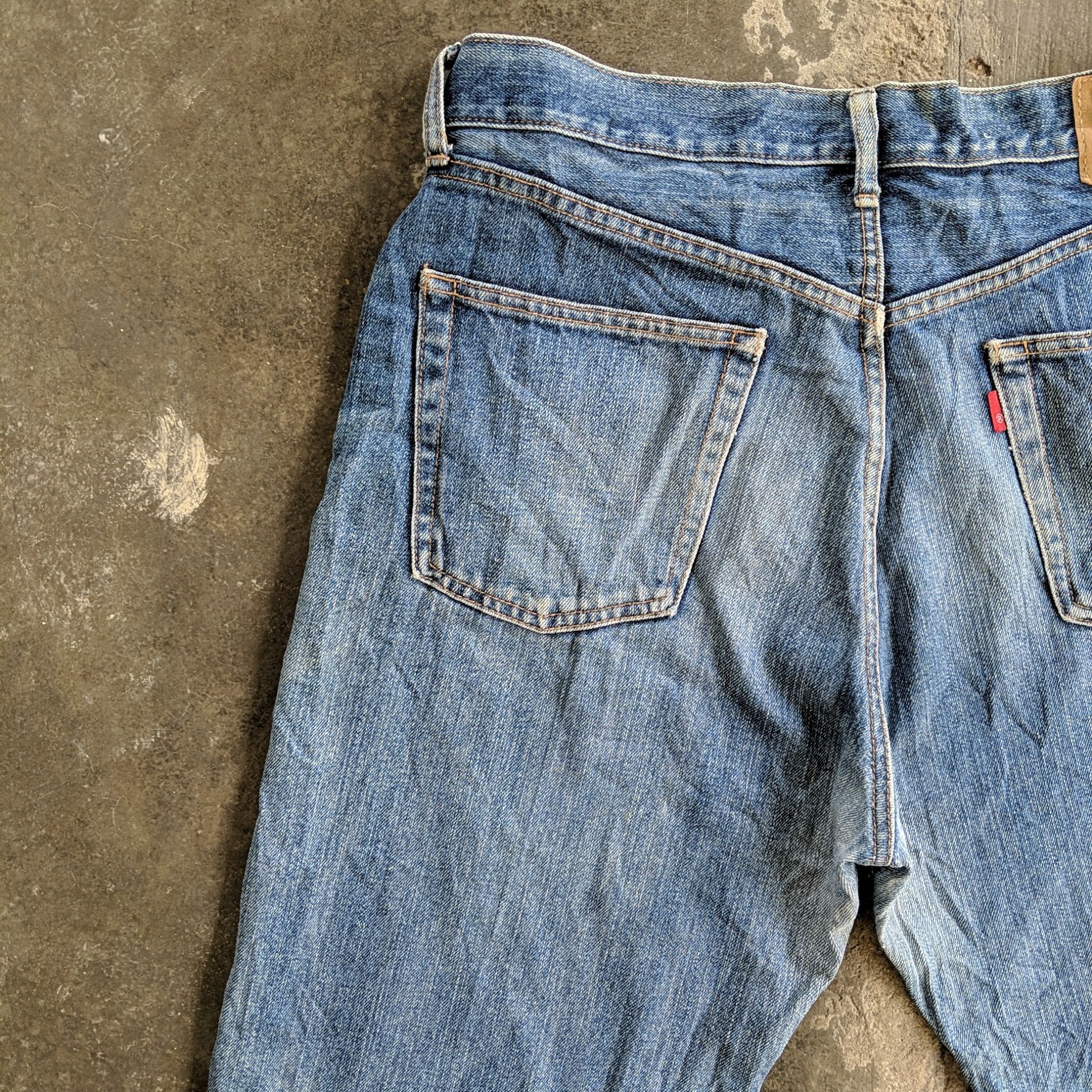 Japanese Brand W34 Vintage Japanese Sick Faded Denim Jeans pants Size US 34 / EU 50 - 10 Thumbnail