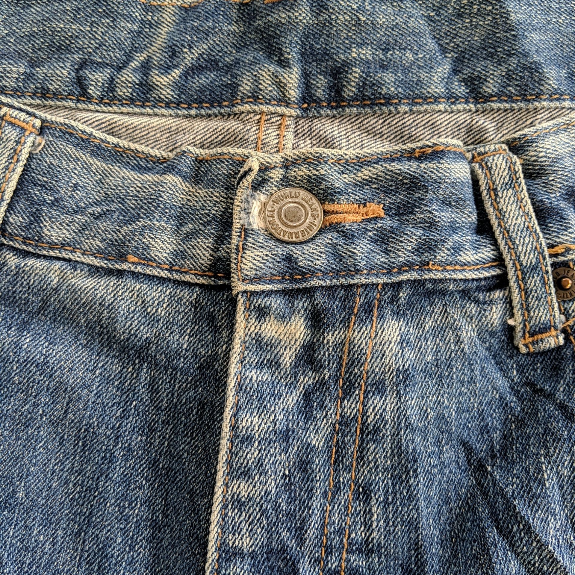 Japanese Brand W34 Vintage Japanese Sick Faded Denim Jeans pants Size US 34 / EU 50 - 7 Thumbnail