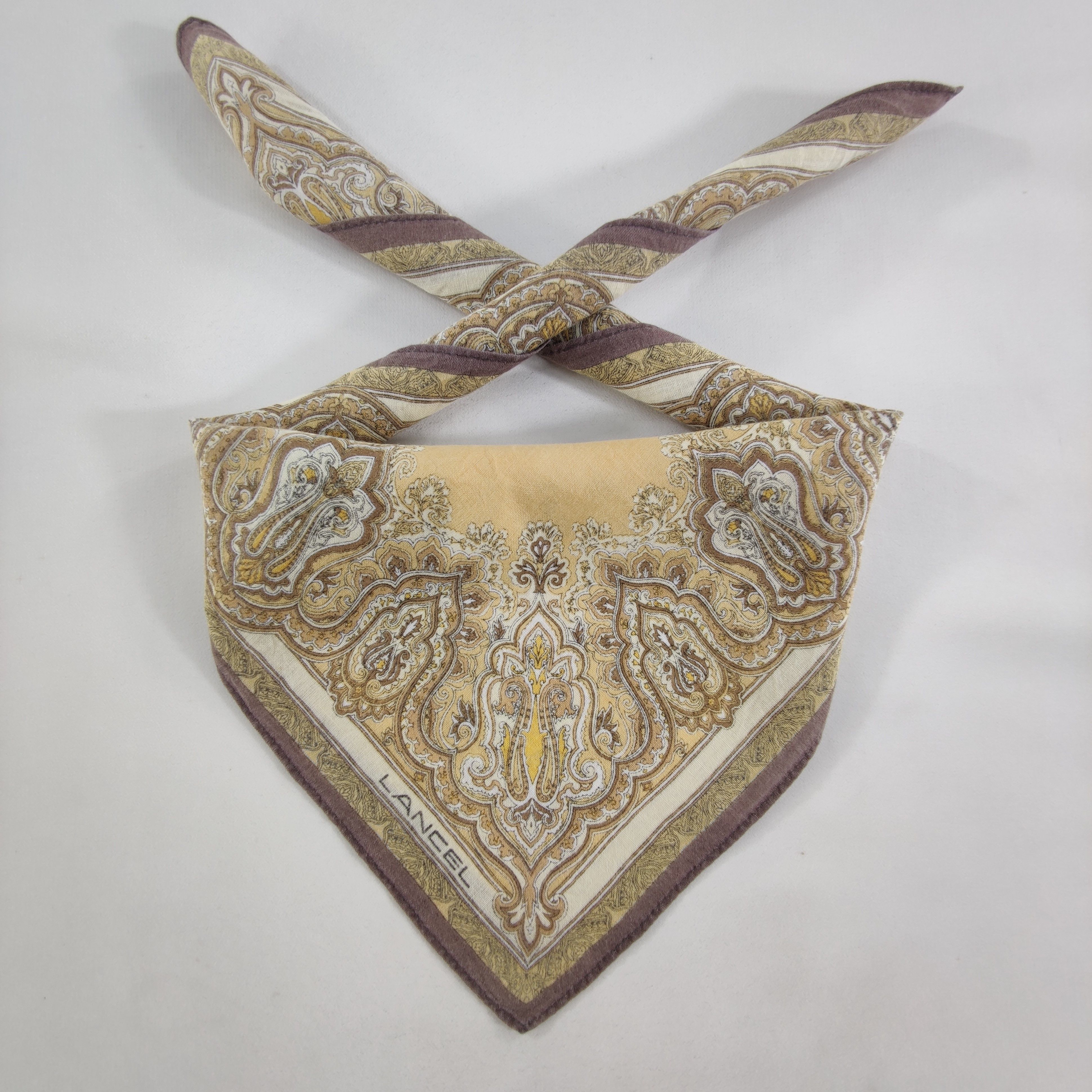 Lancel × Vintage Lancel Handkerchief/Neckerchief/Bandana Size ONE SIZE - 1 Thumbnail