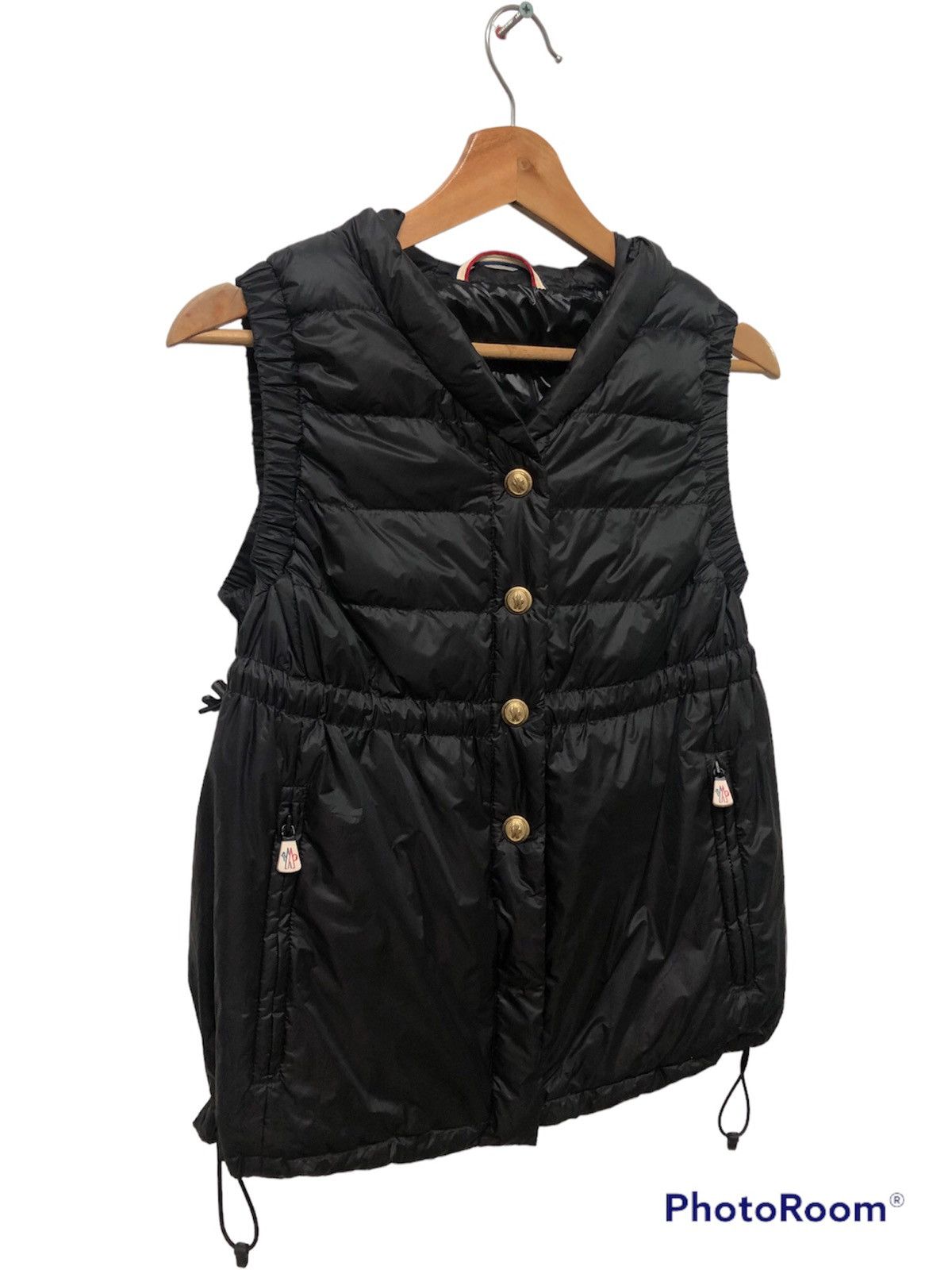 Moncler × Vintage RARE!! VINTAGE MONCLER GRENOBLE PUFFER VEST WITH HOODIE Size S / US 4 / IT 40 - 4 Thumbnail