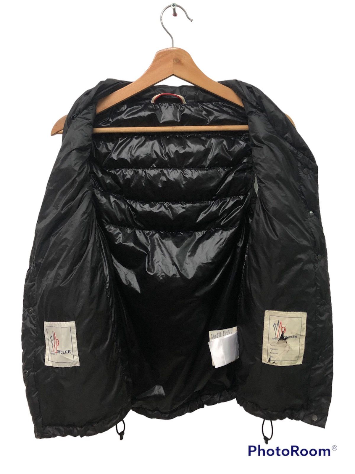 Moncler × Vintage RARE!! VINTAGE MONCLER GRENOBLE PUFFER VEST WITH HOODIE Size S / US 4 / IT 40 - 8 Thumbnail