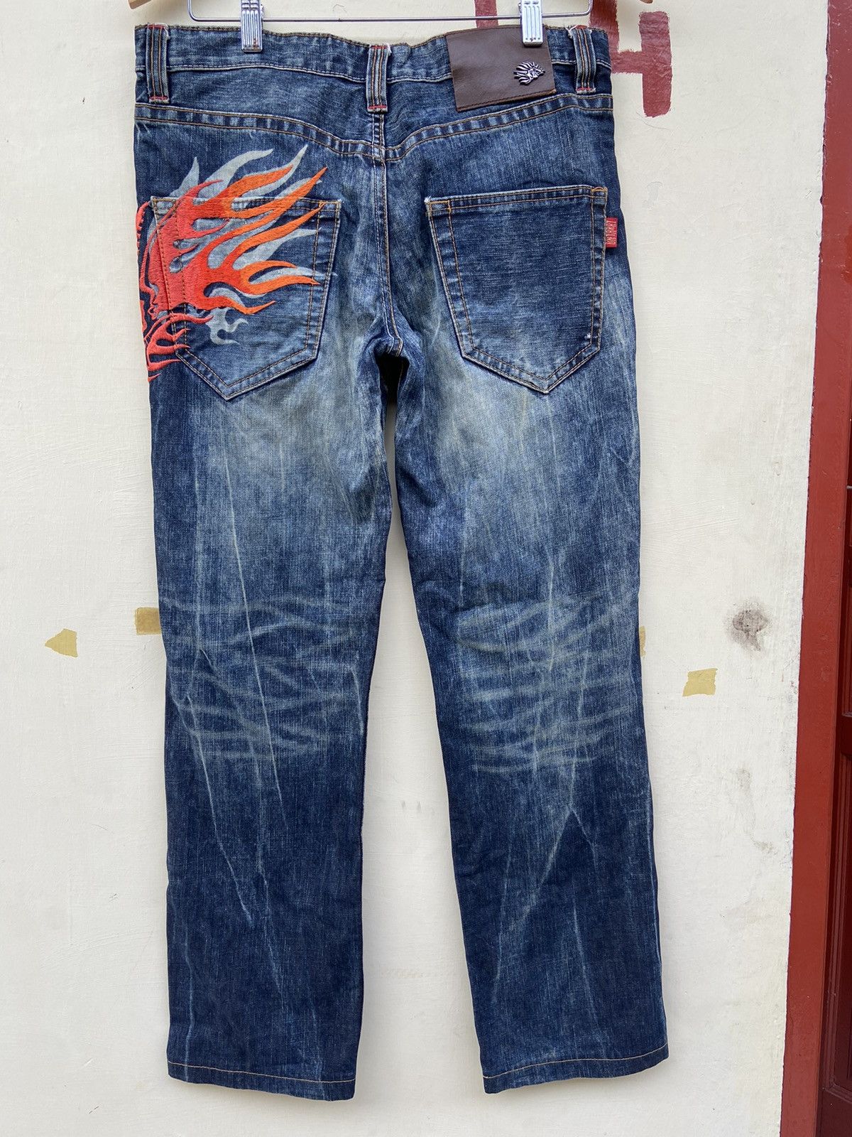 Japanese Brand × Vintage Oni Arai Japanese Punk Jeans Samurai Size US 31 - 10 Thumbnail